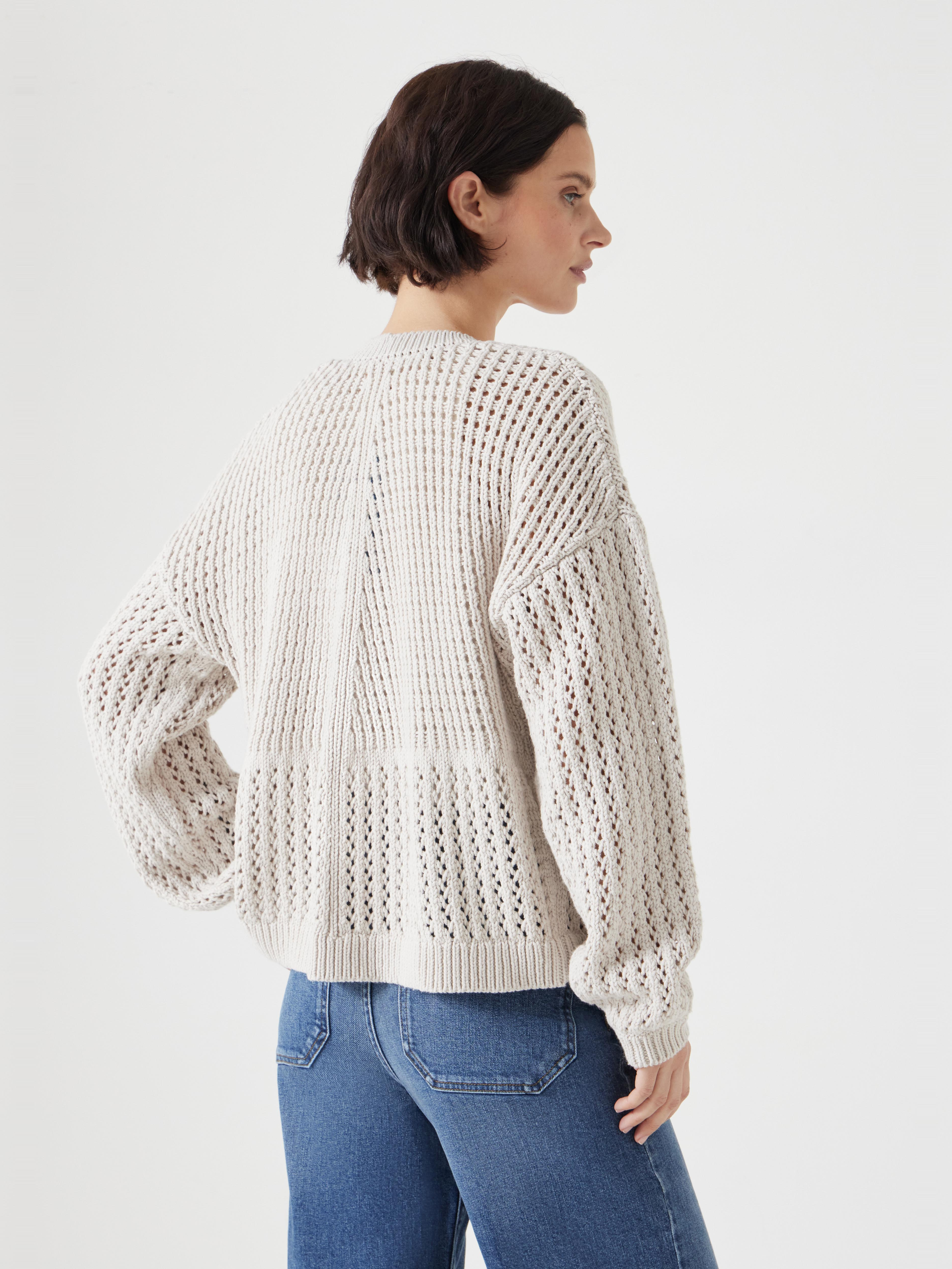 Open Stitch Edge to Edge Cardigan