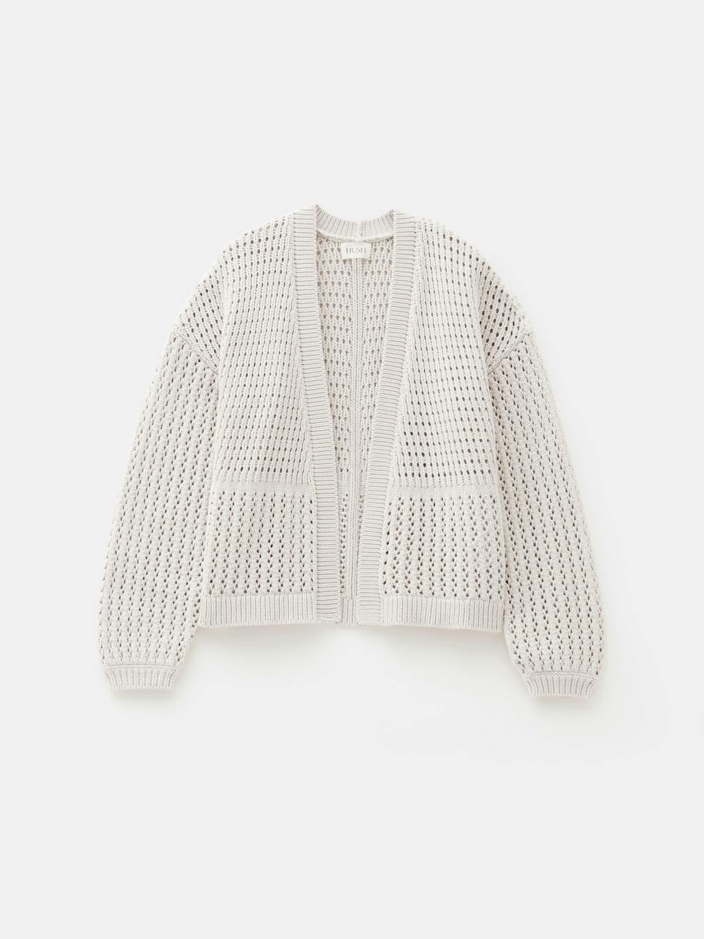 013214-0340-07 Open Stitch Edge to Edge Cardigan