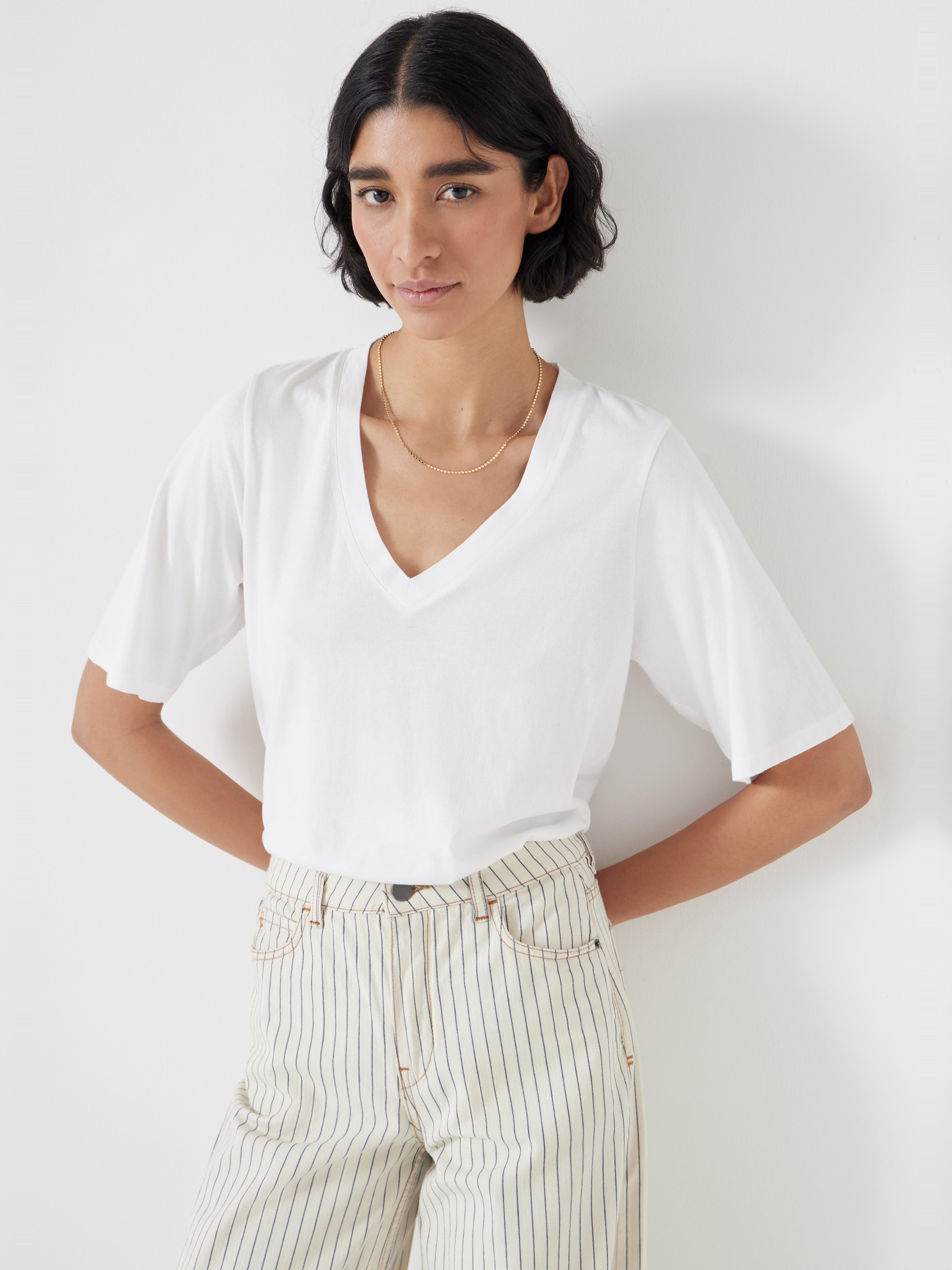 Reece V Neck Drapey T-Shirt