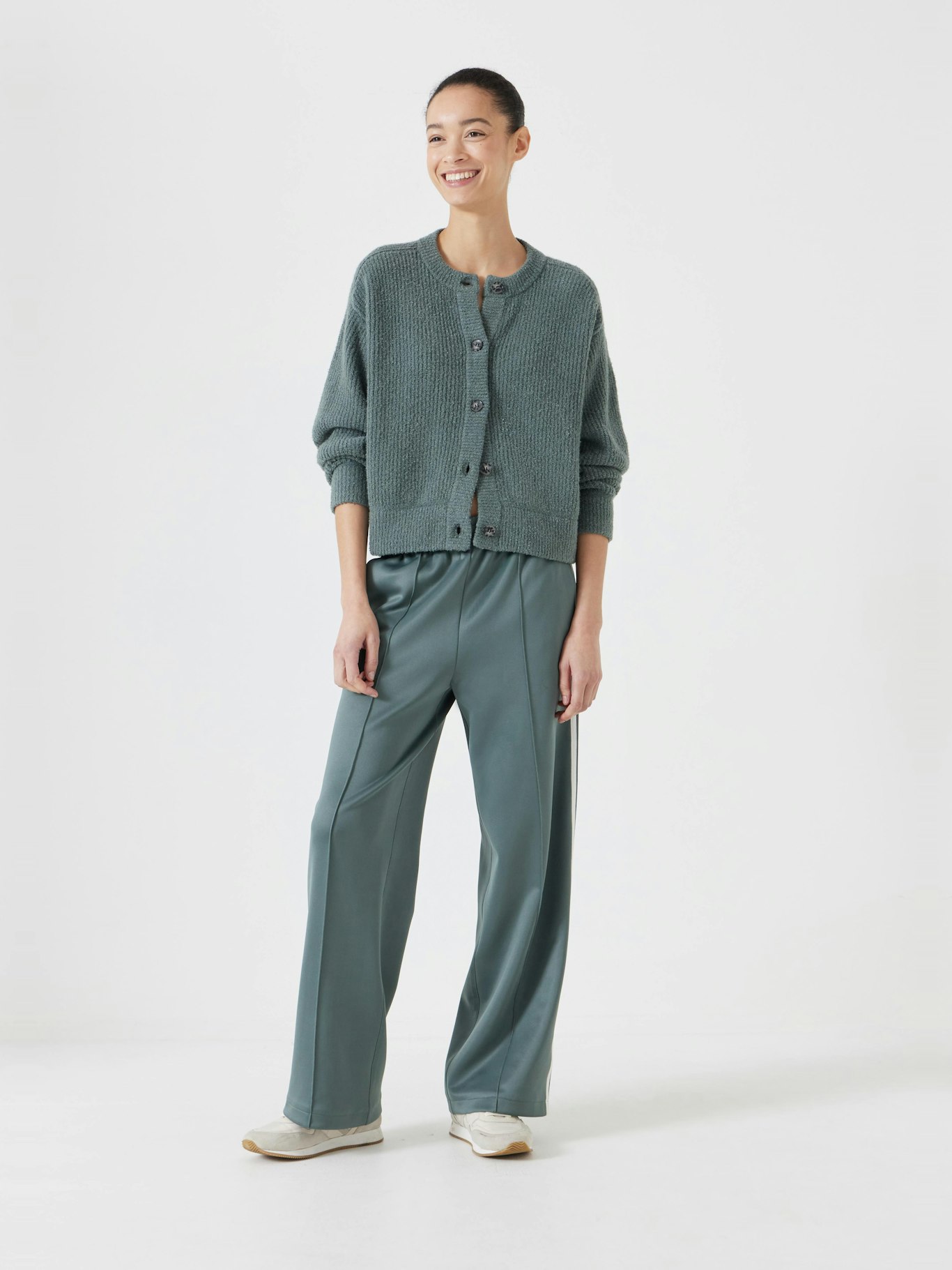 013142-1833-02 Button Front Rib Cardigan