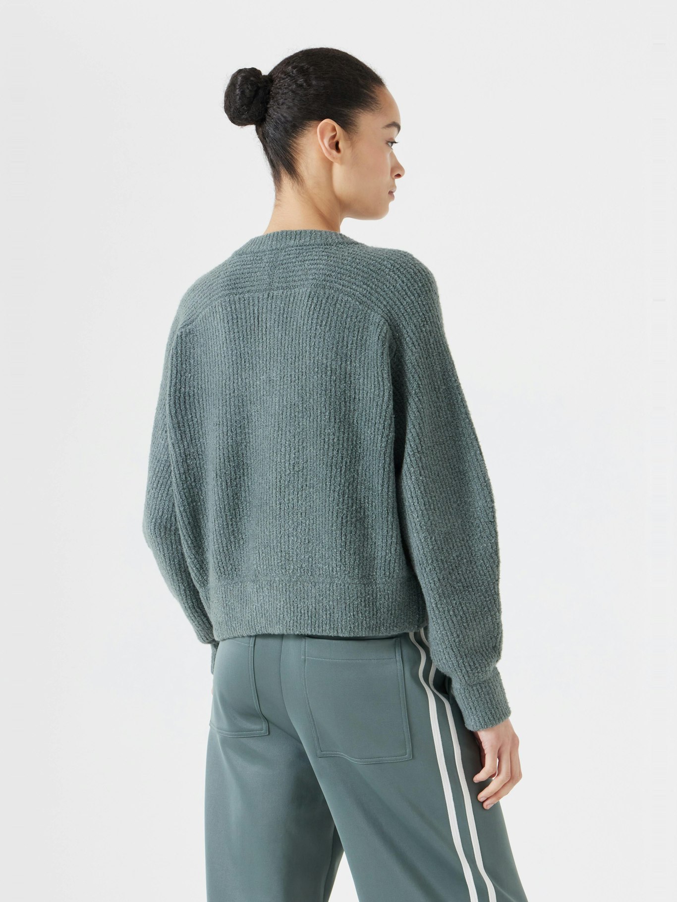 013142-1833-03 Button Front Rib Cardigan