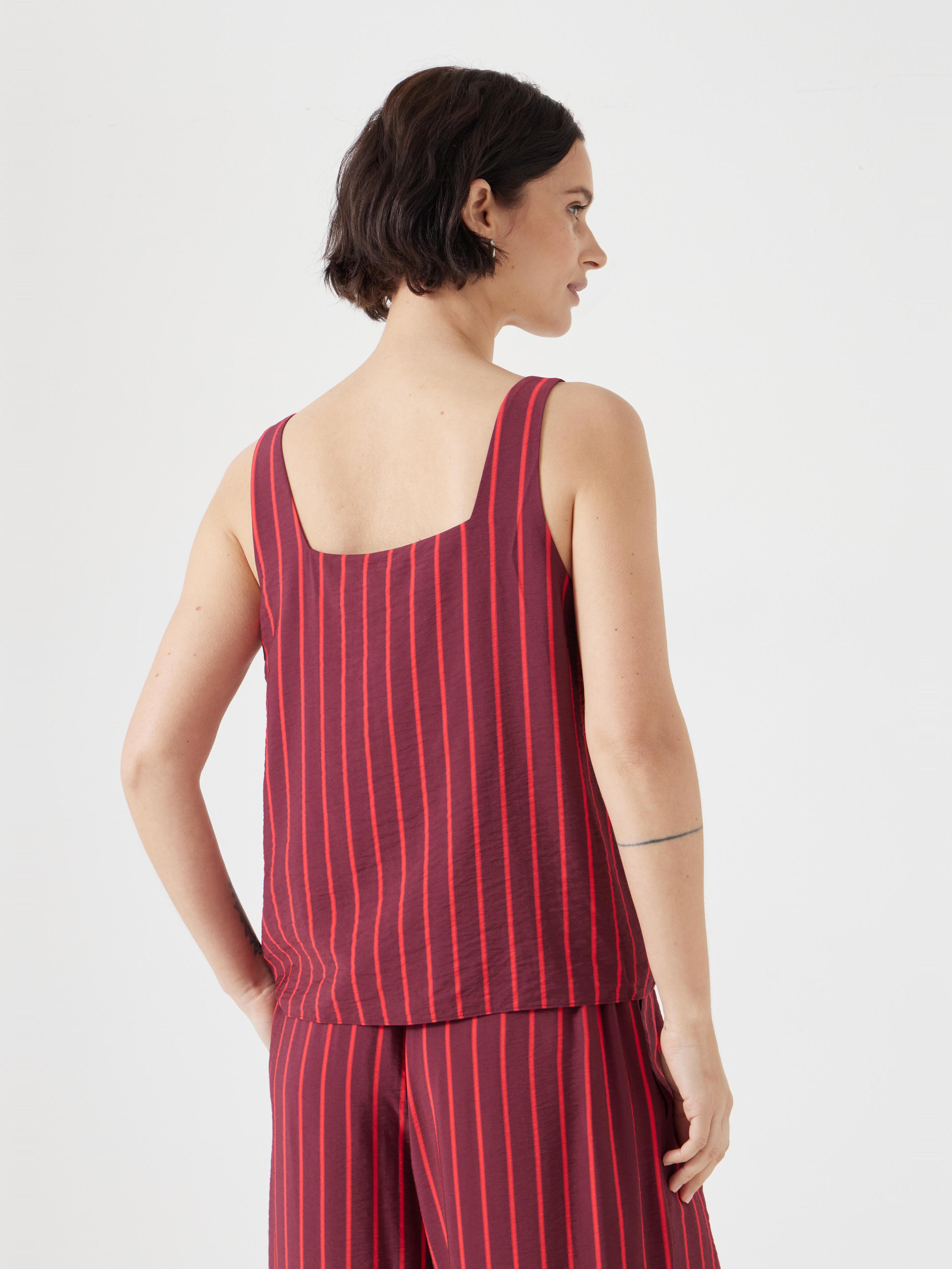 Air Flow Square Neckline Tank Top