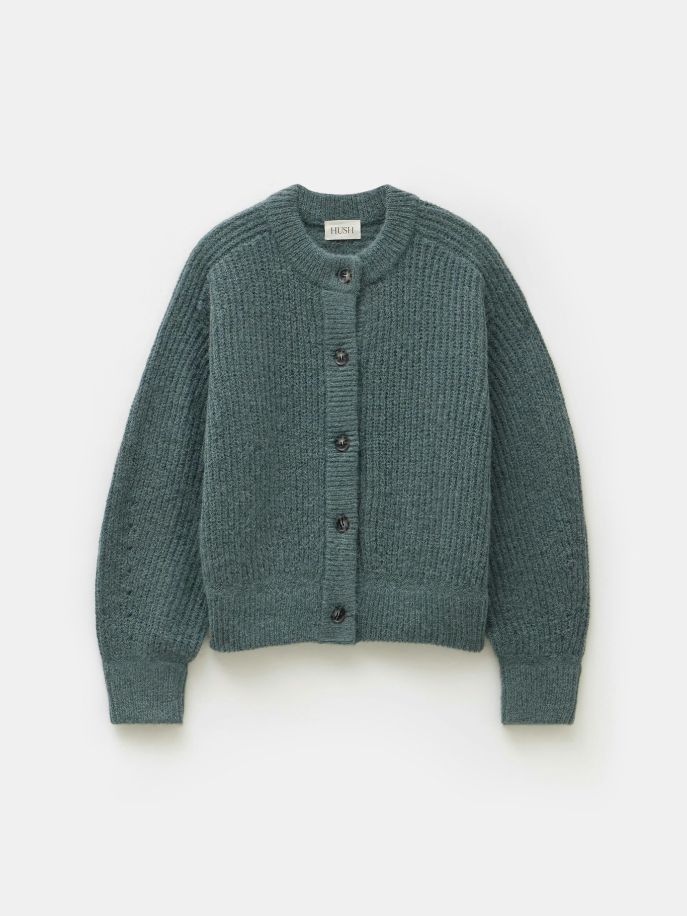 013113-1833-07 Raven Wool Blend Cardigan