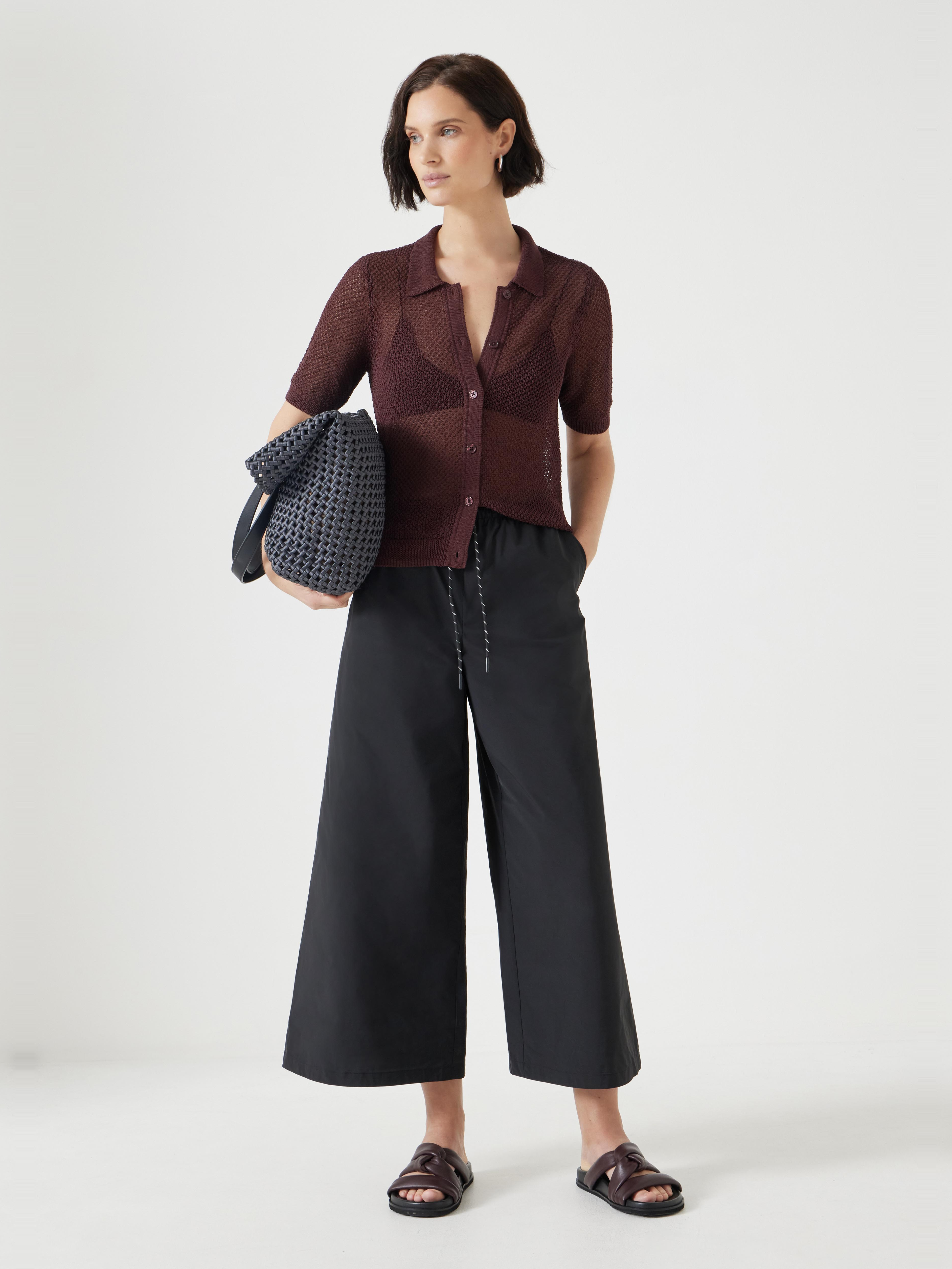 Soft Mesh Knitted Top