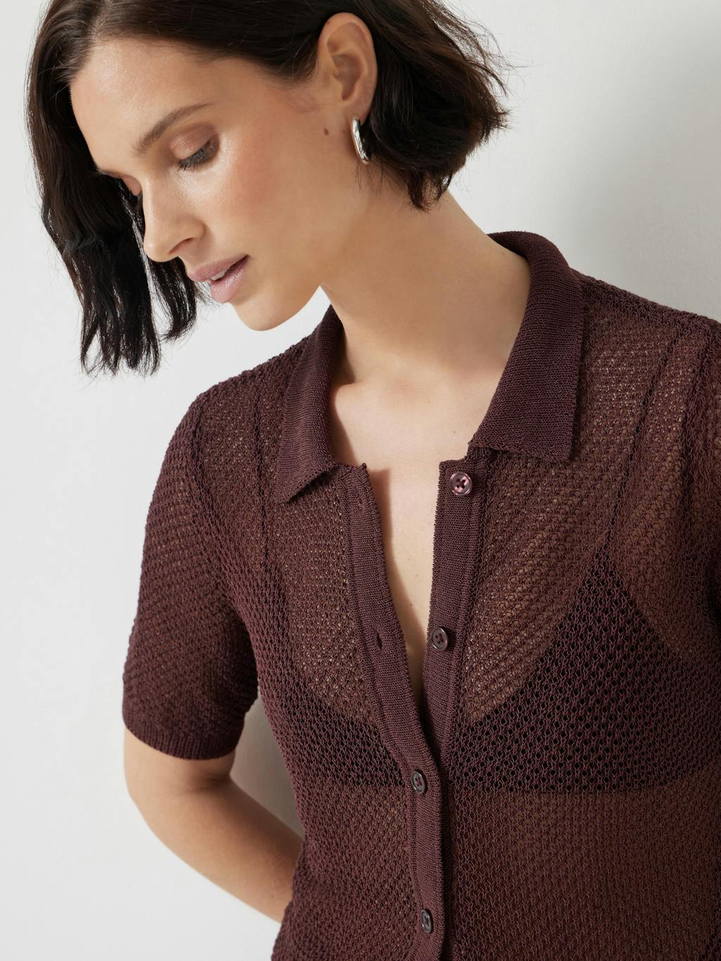 012783-1312-04 Soft Mesh Knitted Top