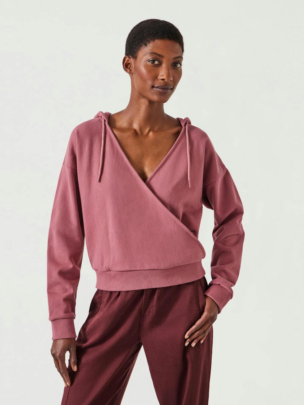 012082-1305-01 Daisy Wrap Hoodie