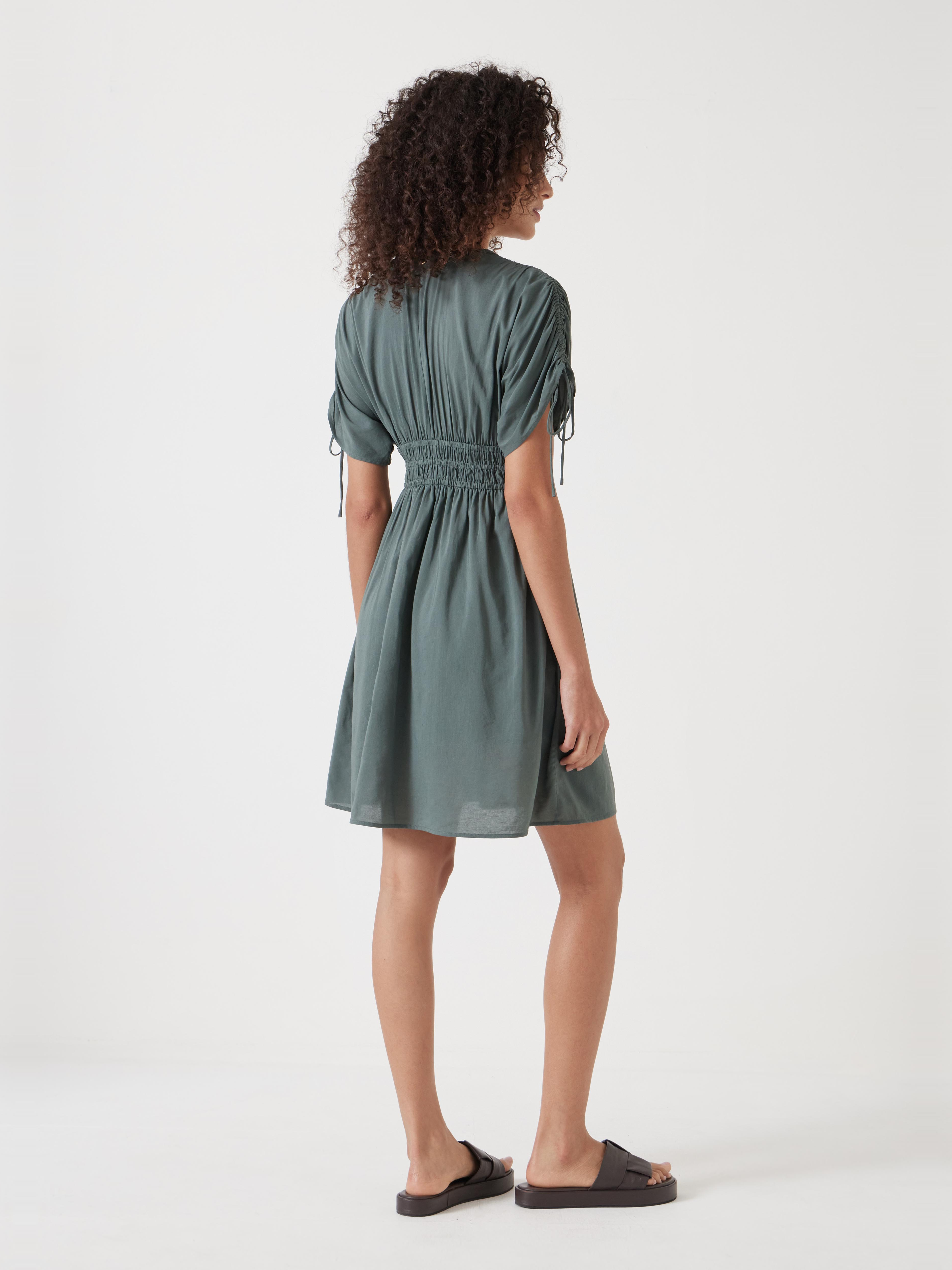 Grace Cotton Blend Mini Beach Dress