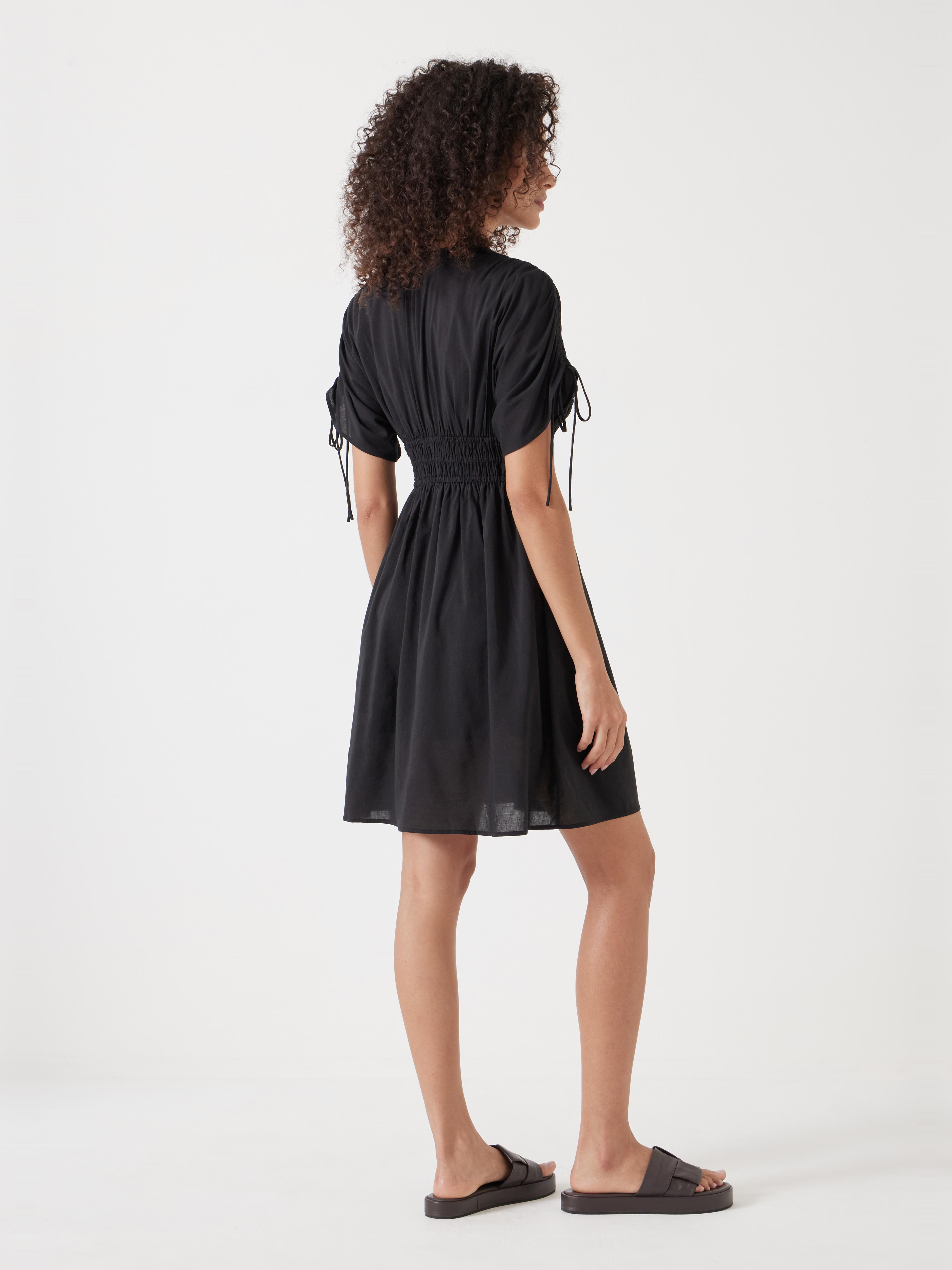 Grace Cotton Blend Mini Beach Dress