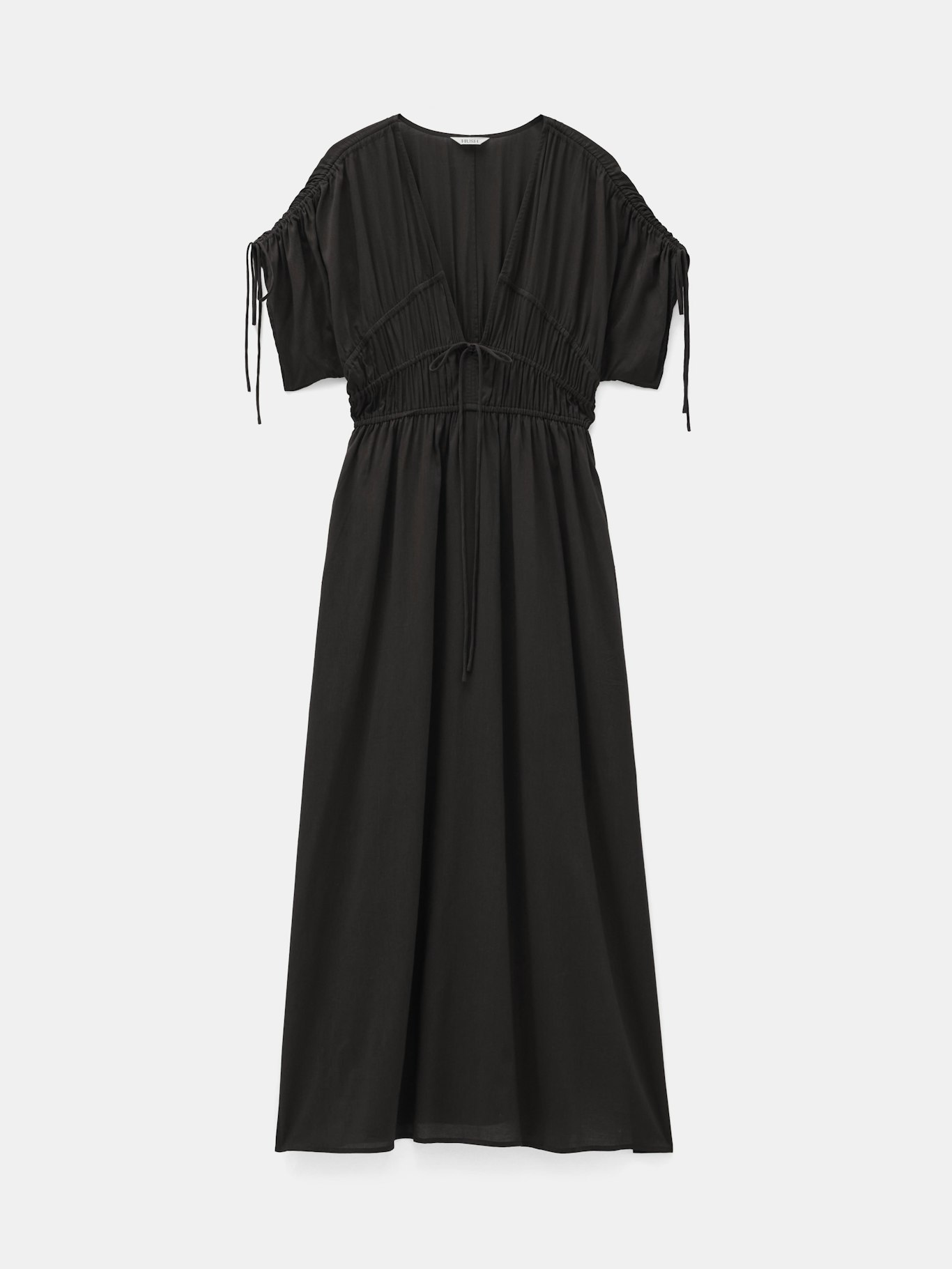 012860-0207-07 Grace Cotton Blend Midi Beach Dress