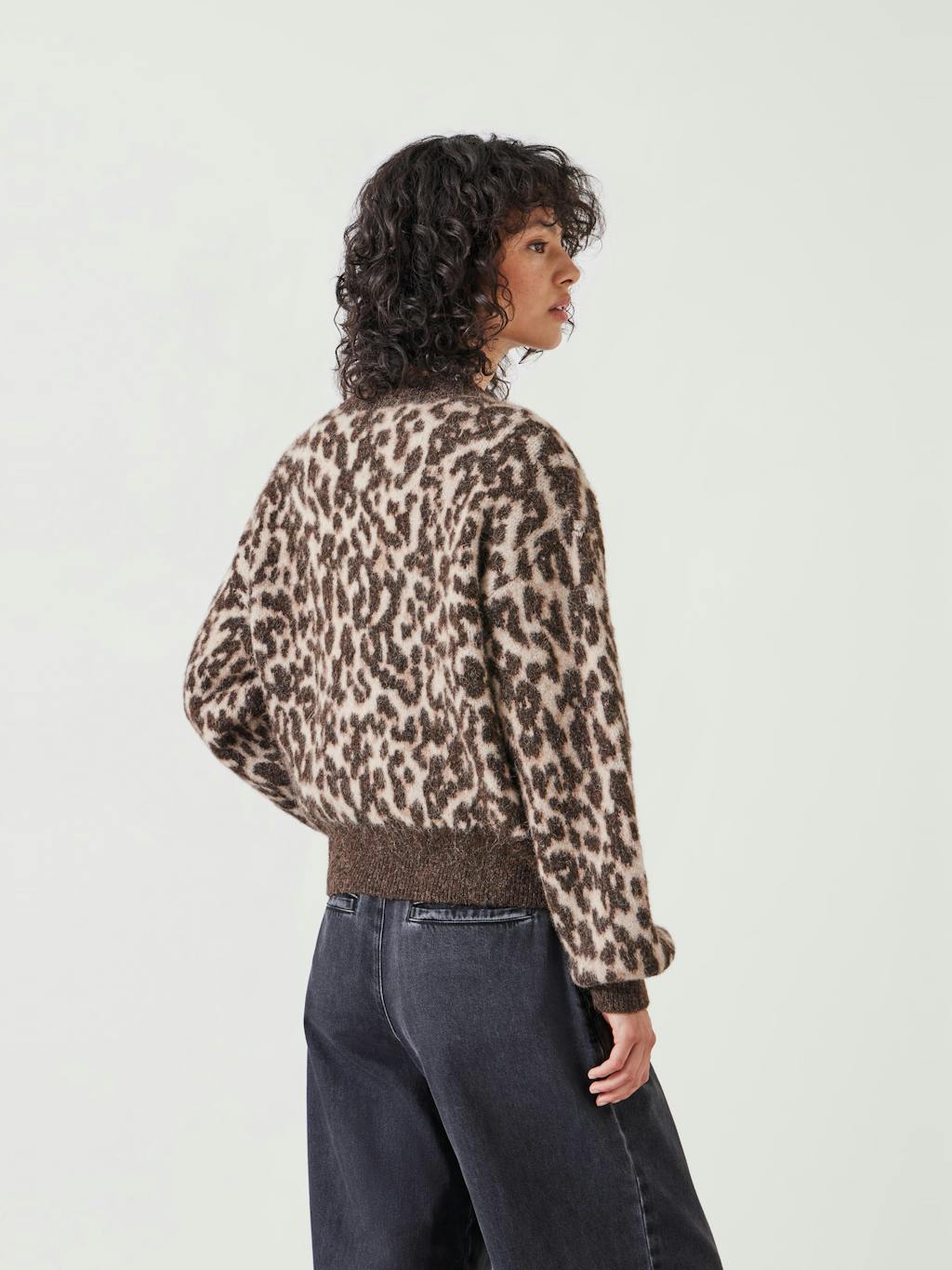 012151-0676-03 Susie Brushed Animal Bomber Jacket