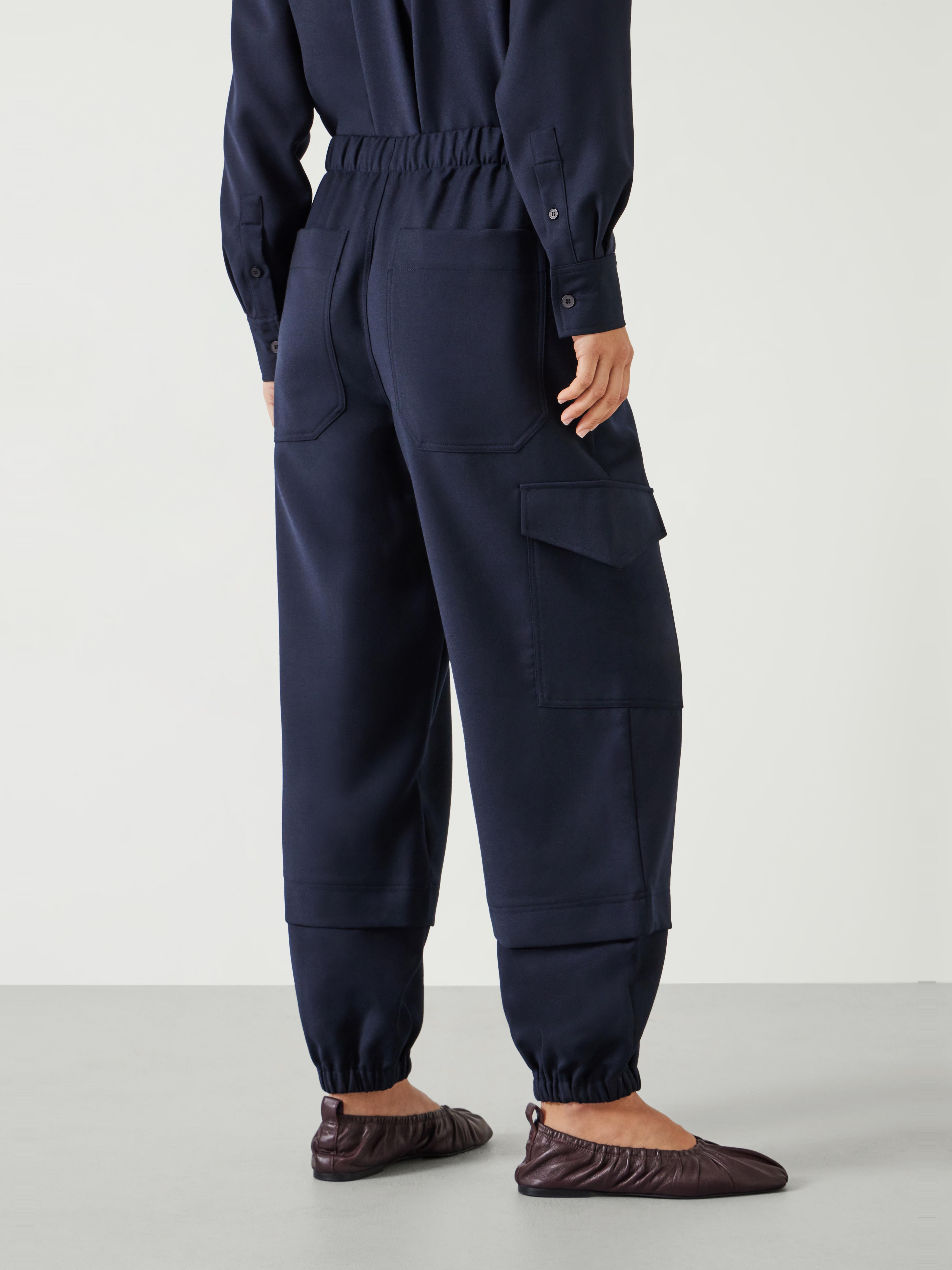 Ava Wool Cargo Trousers