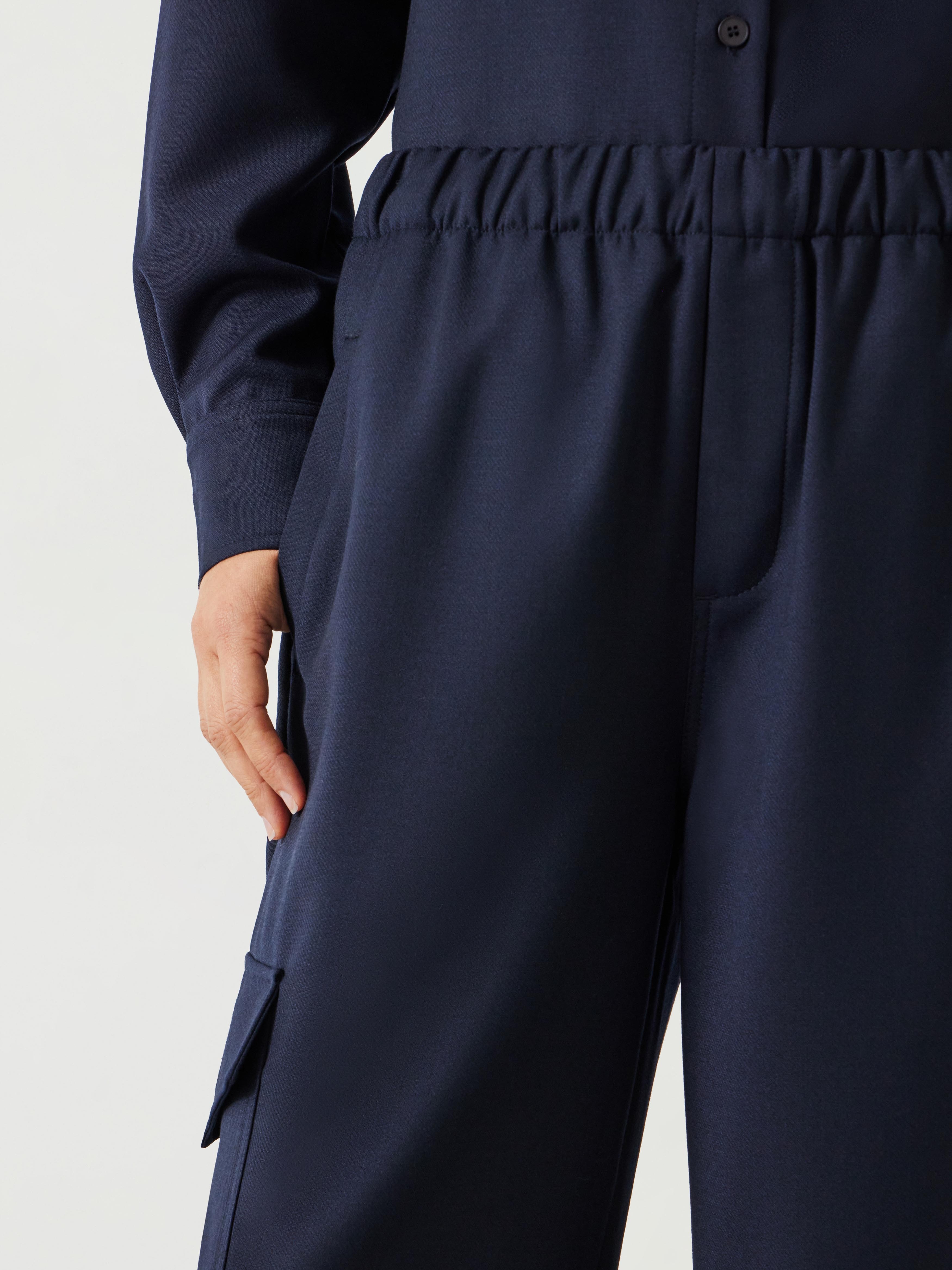 Ava Wool Cargo Trousers