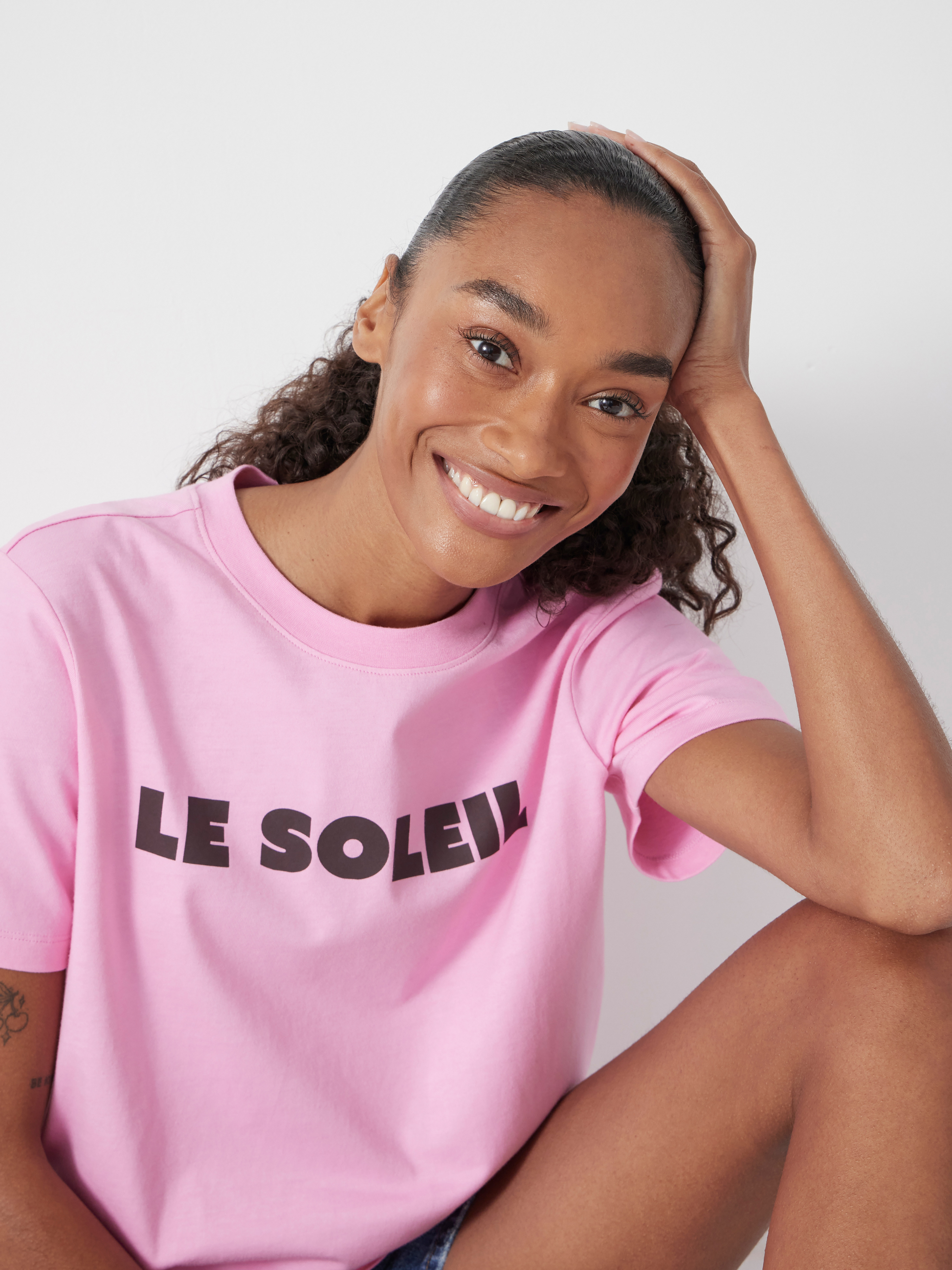 Le Soleil Graphic Cotton T-Shirt