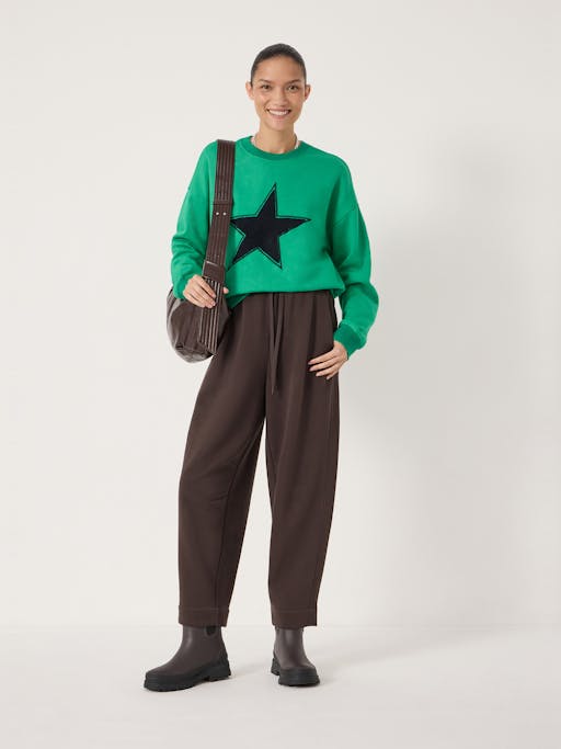Star Graphic Towelling Sweatshirt