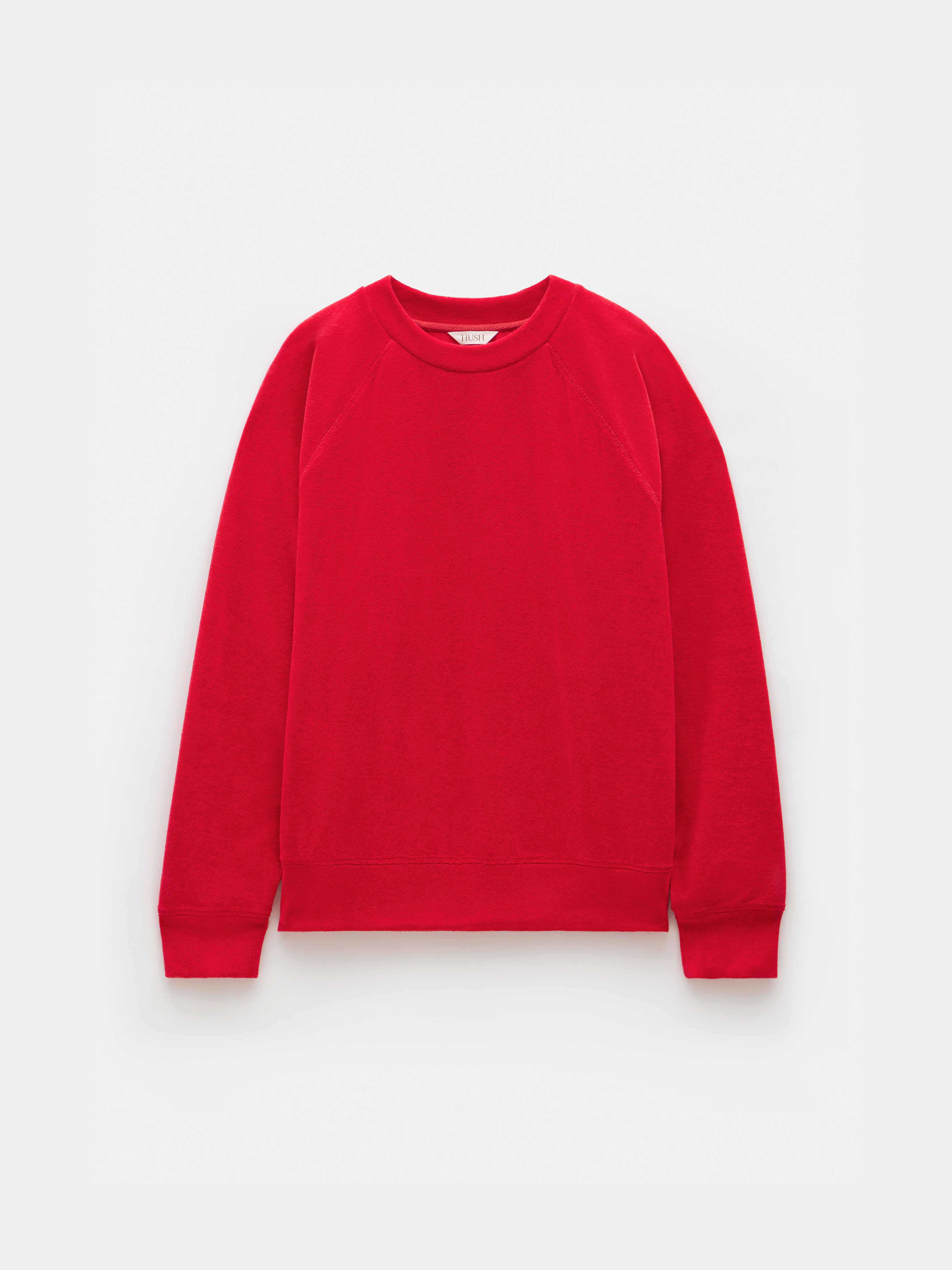 Towelling Raglan Sweatshirt