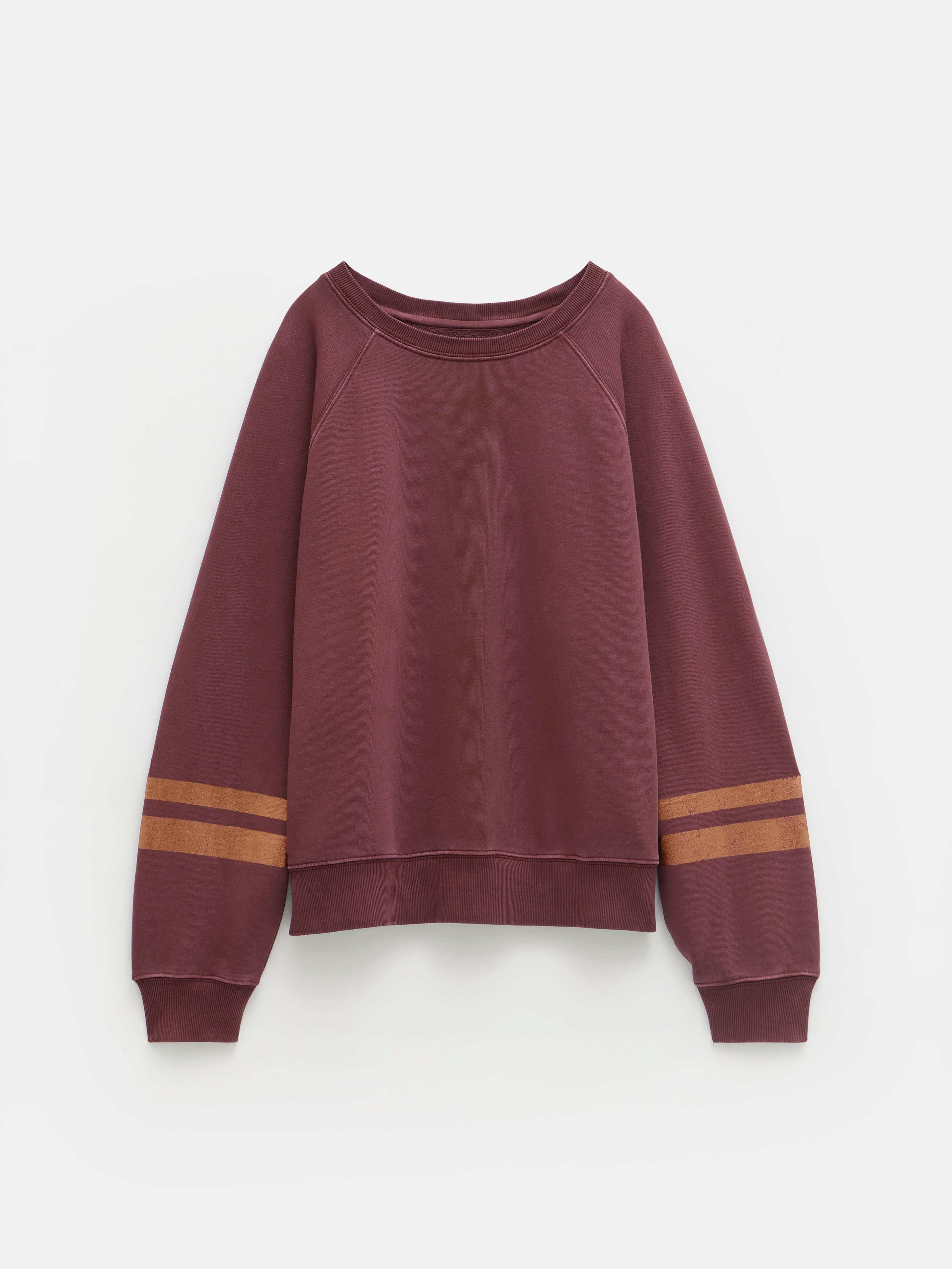 Gemma Foil Stripe Sweatshirt