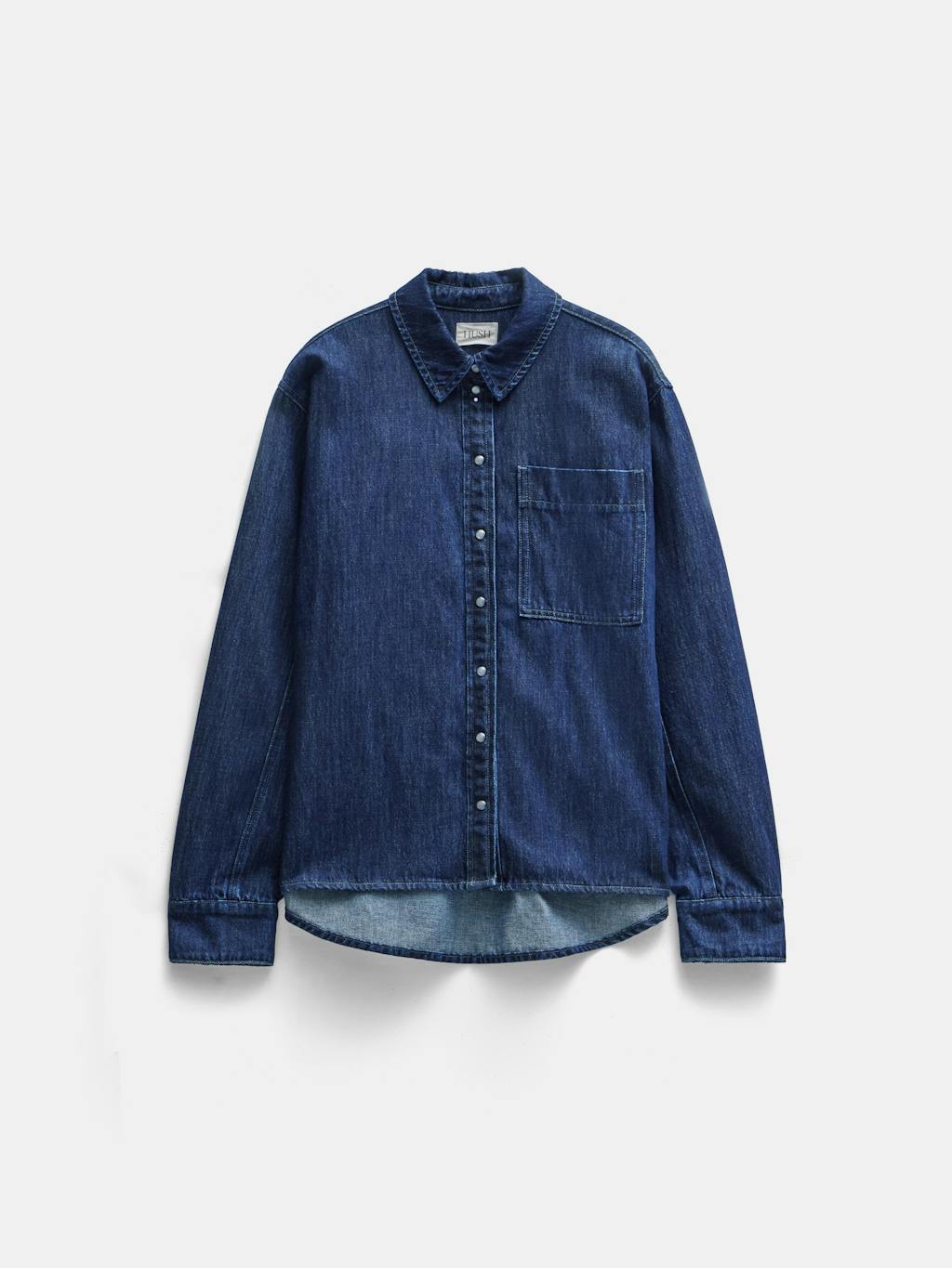 012572-4519-07 Sequin Detail Denim Shirt