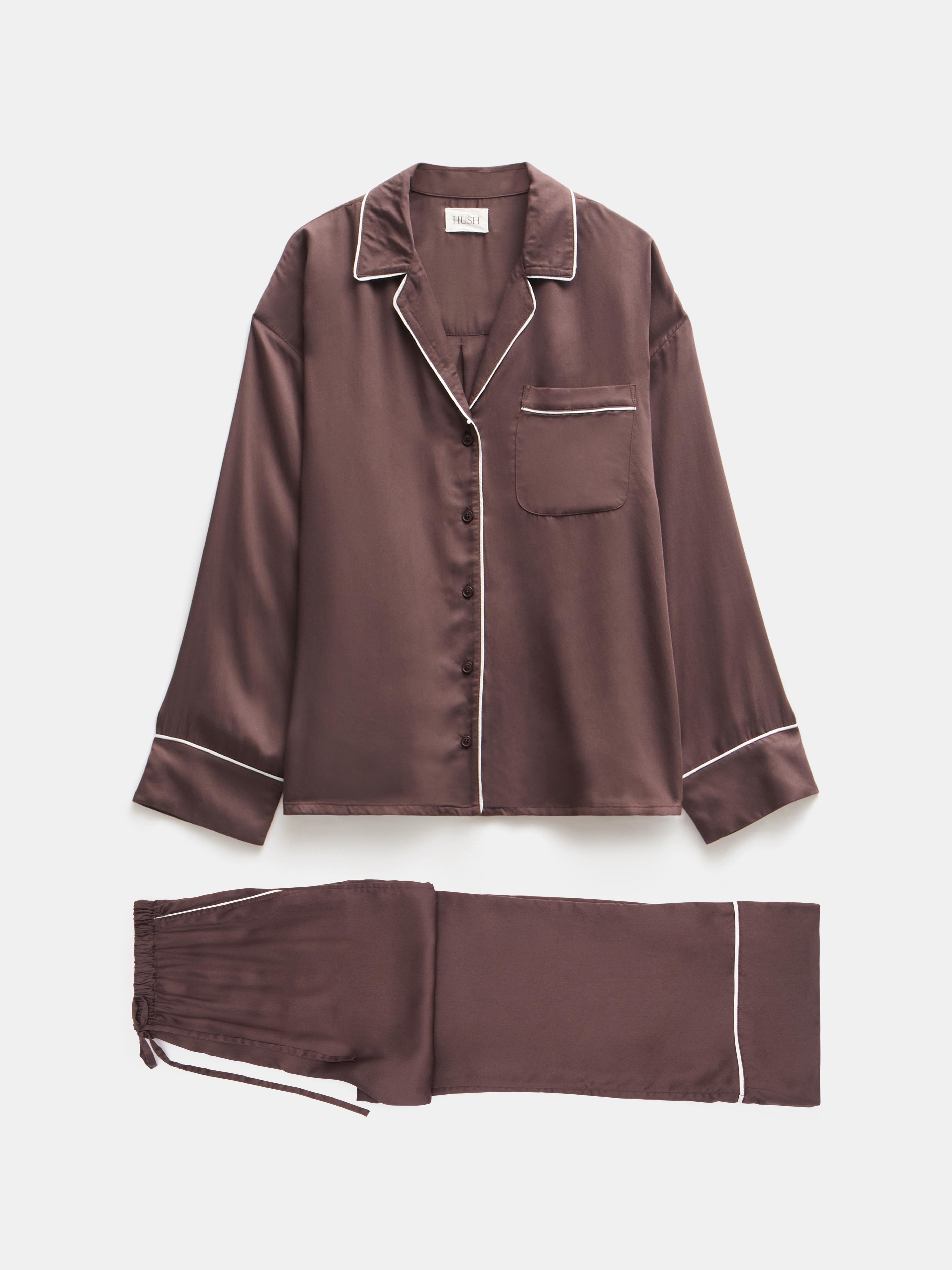 Angelina Satin Modal Pyjama Set