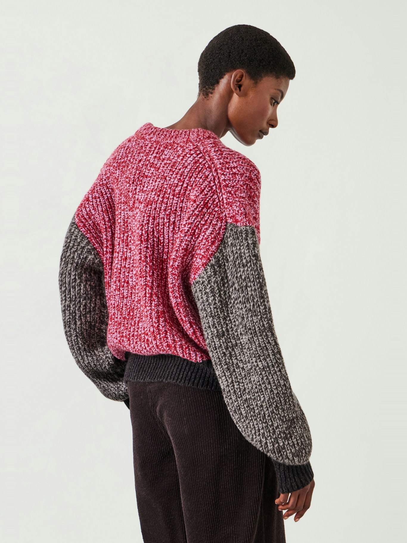 012067-4662-03 Pippa Wool Blend Colourblock Jumper