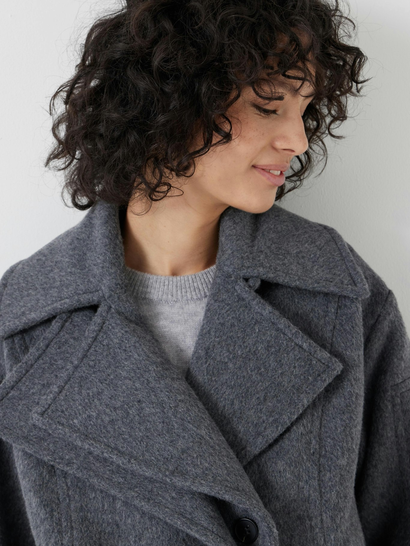 012356-3170-04 Pure Wool Double Lapel Lined Jacket