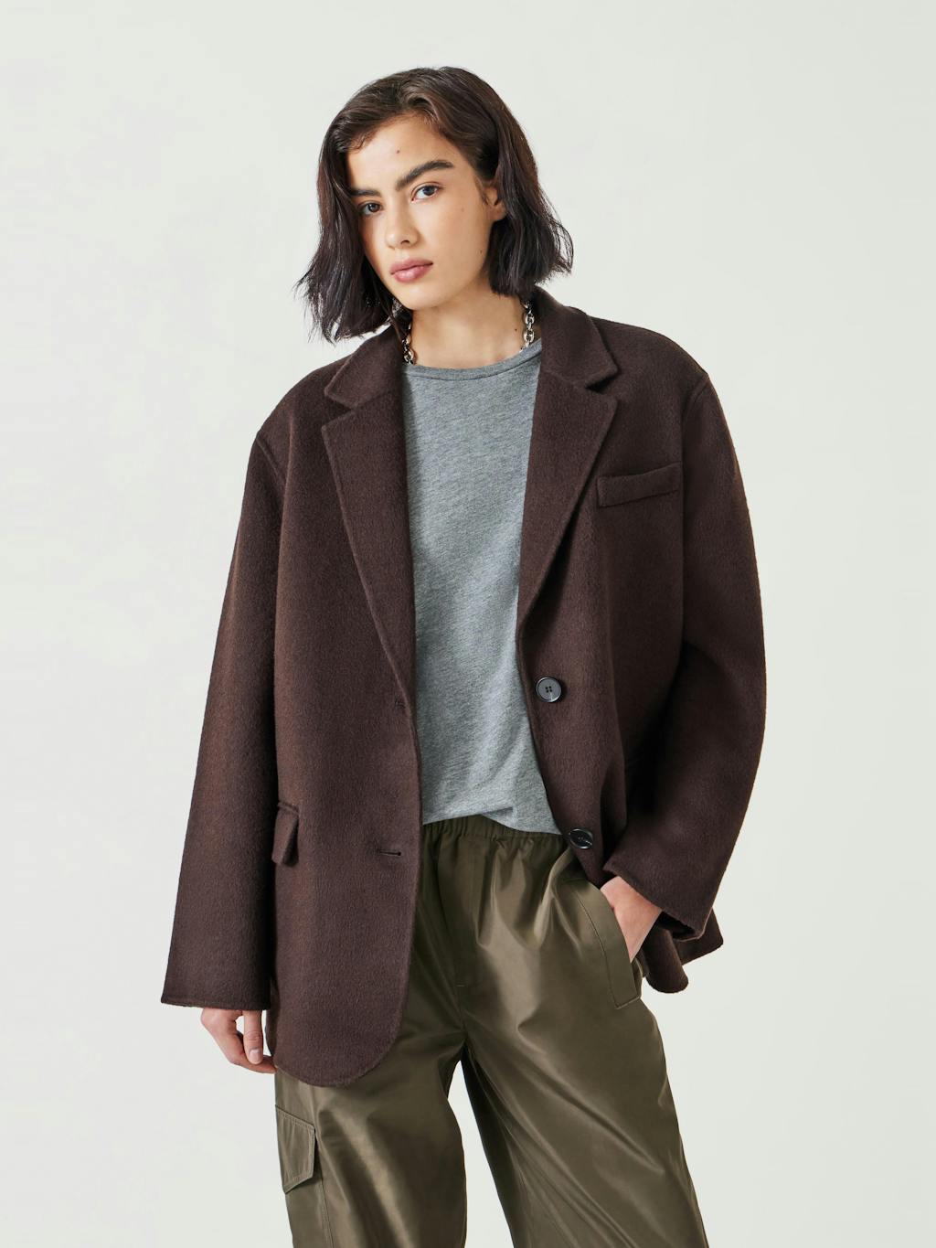 011928-0450-01 Pure Wool Double Faced Blazer