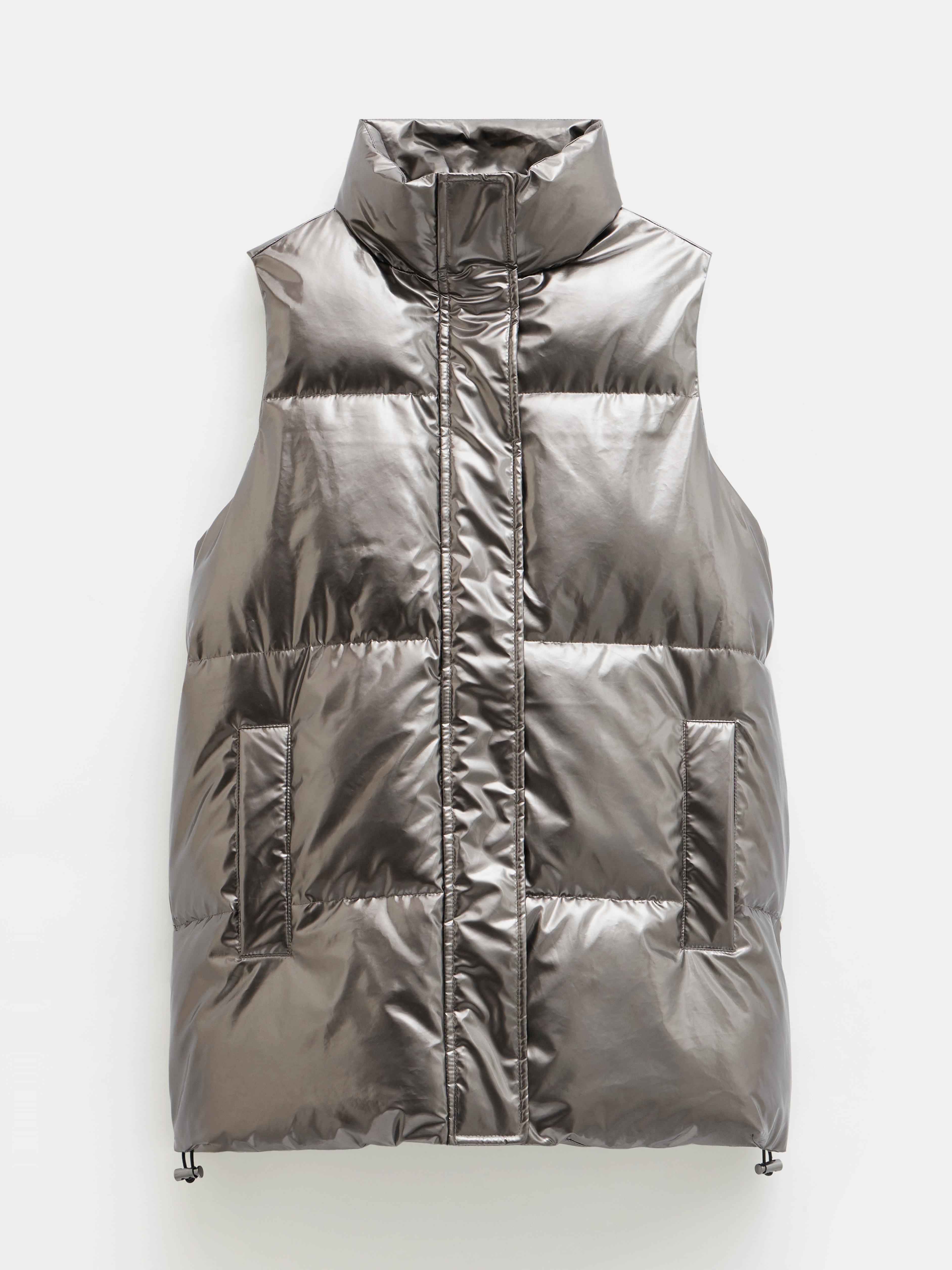 Alice Metallic Puffer Gilet