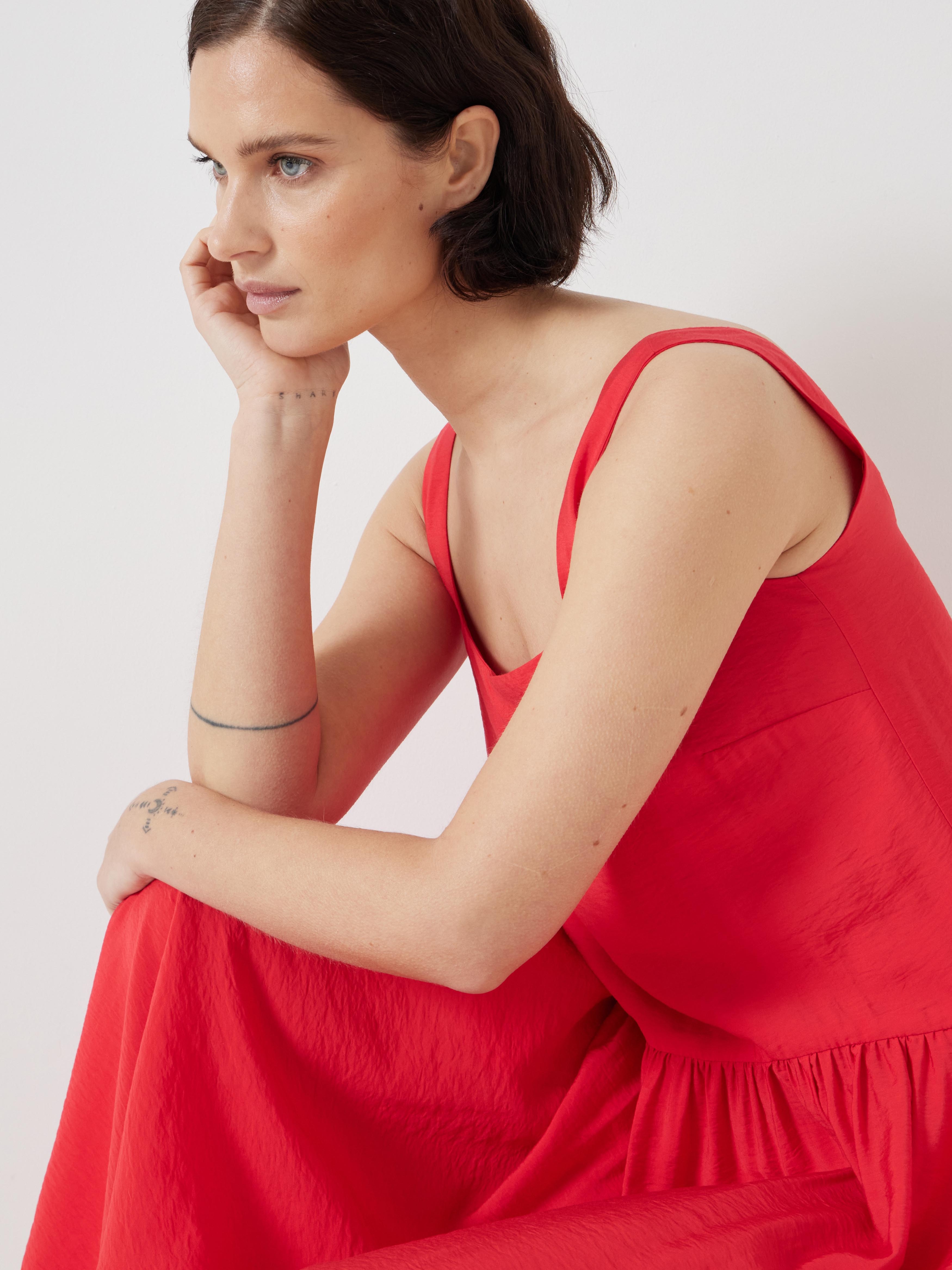 strapless open back dress Hush Red Mini Star Kaia Dress main image 1