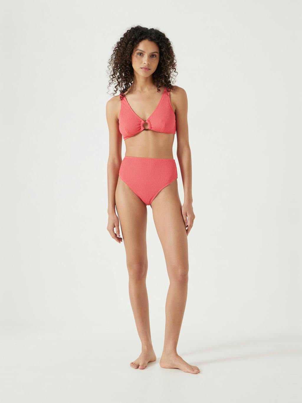 012637-1017-02 Harper High Waisted Crinkle Bikini Bottoms