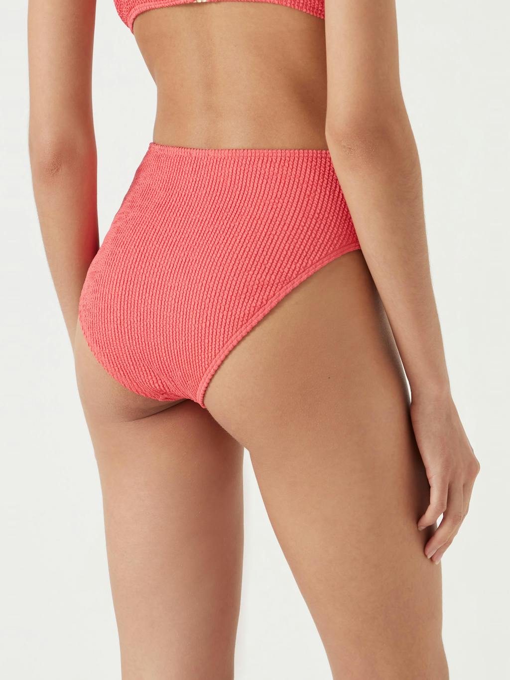 012637-1017-03 Harper High Waisted Crinkle Bikini Bottoms