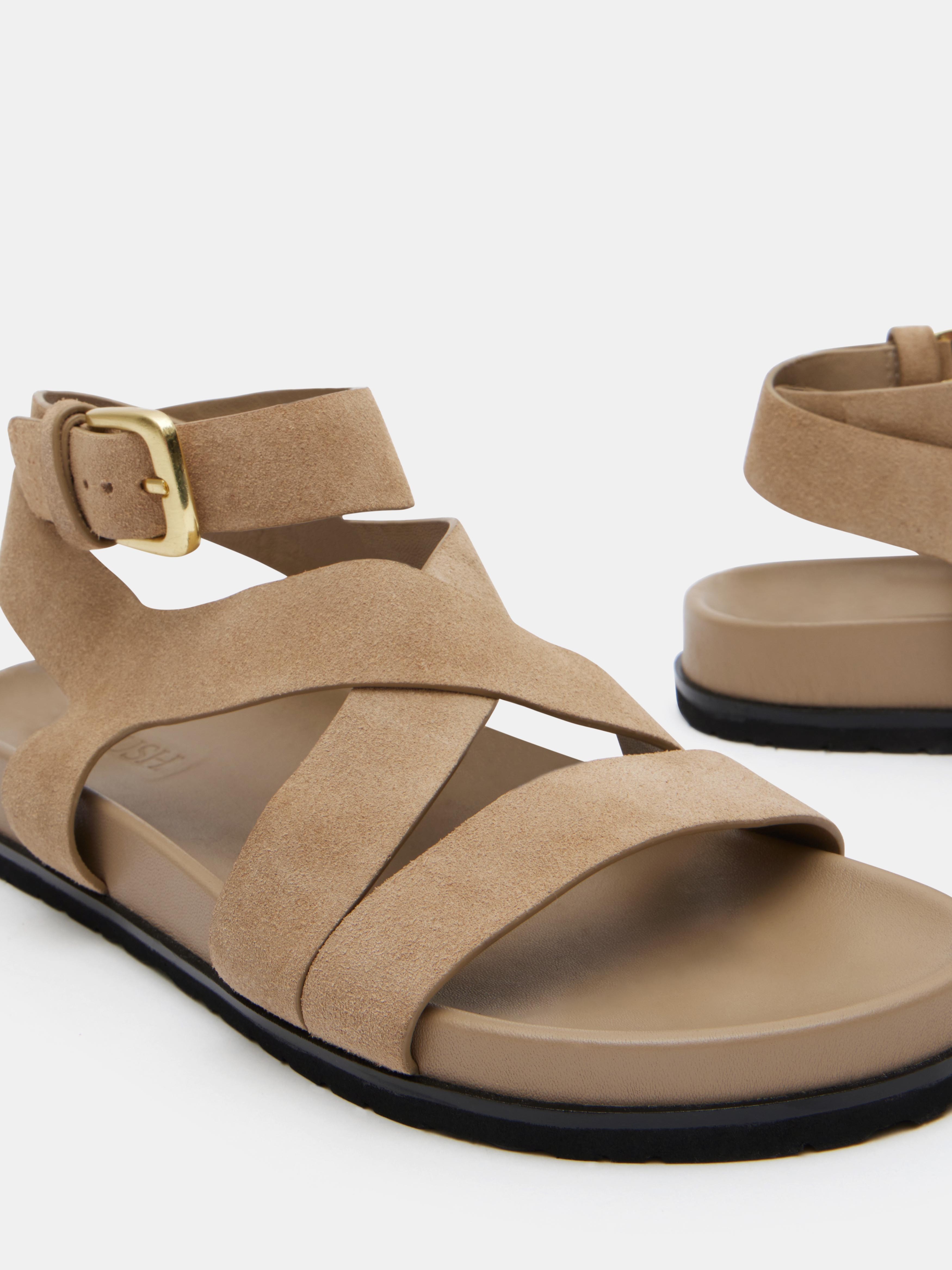 Sadie Suede Footbed Sandal
