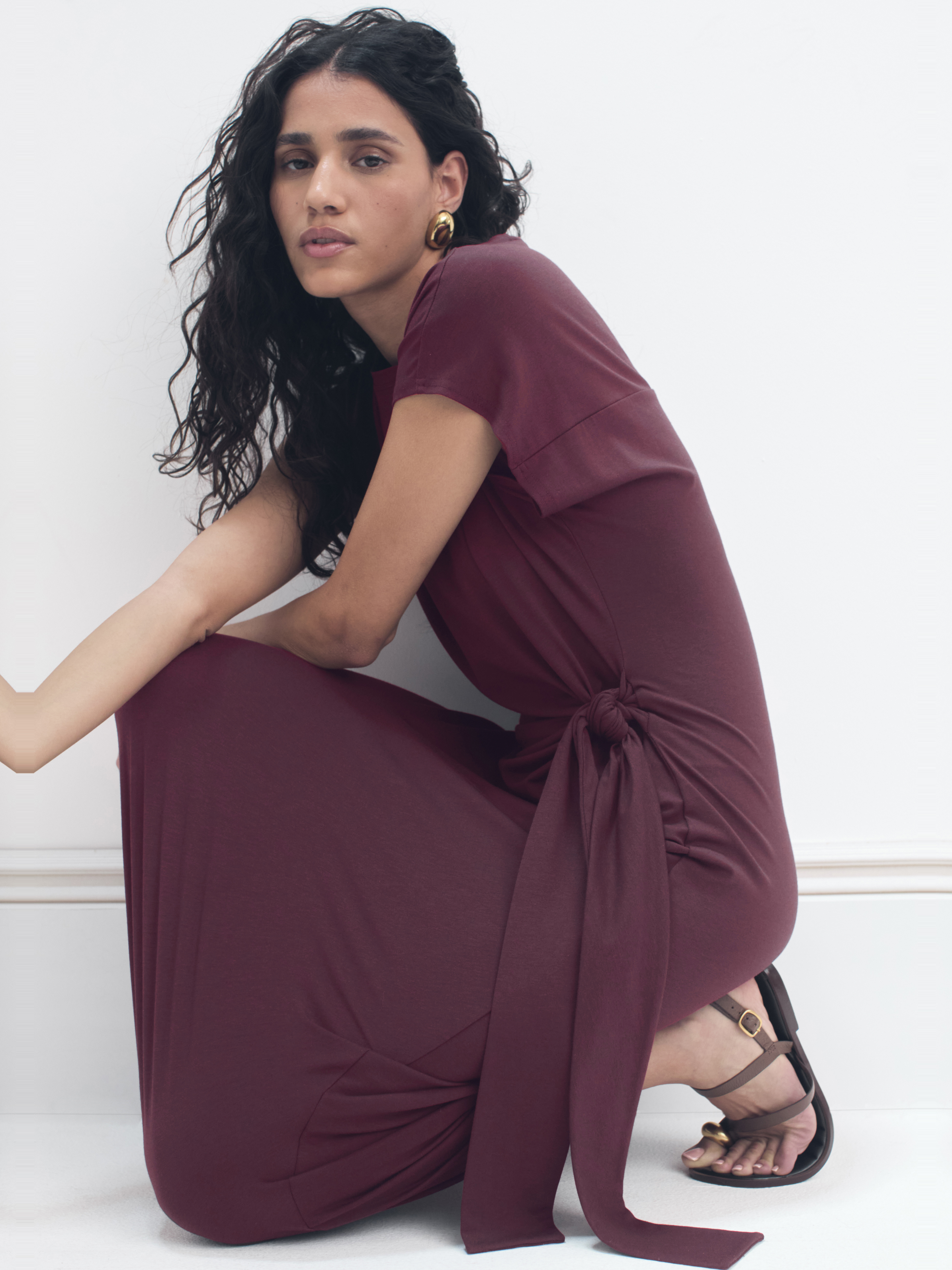 Trinny Jersey Midi Dress