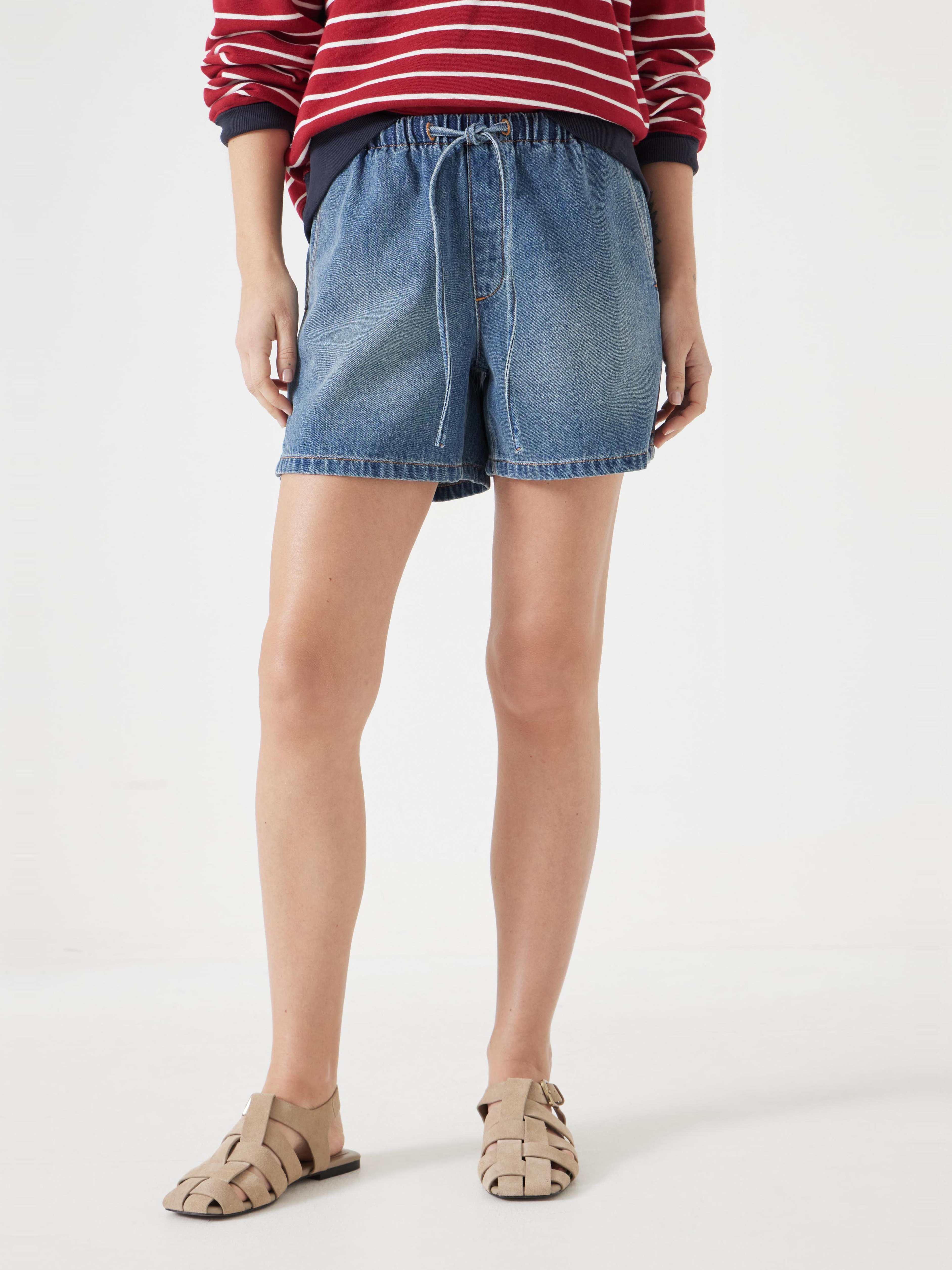 Betty Denim Pull On Shorts