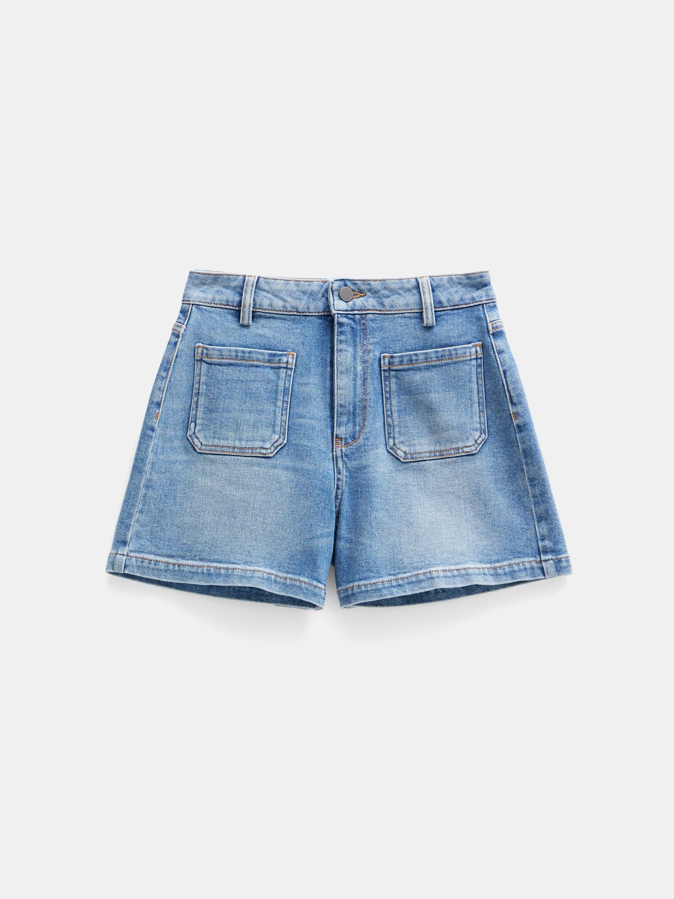 012694-3069-07 Rowan Mid-Rise Denim Shorts