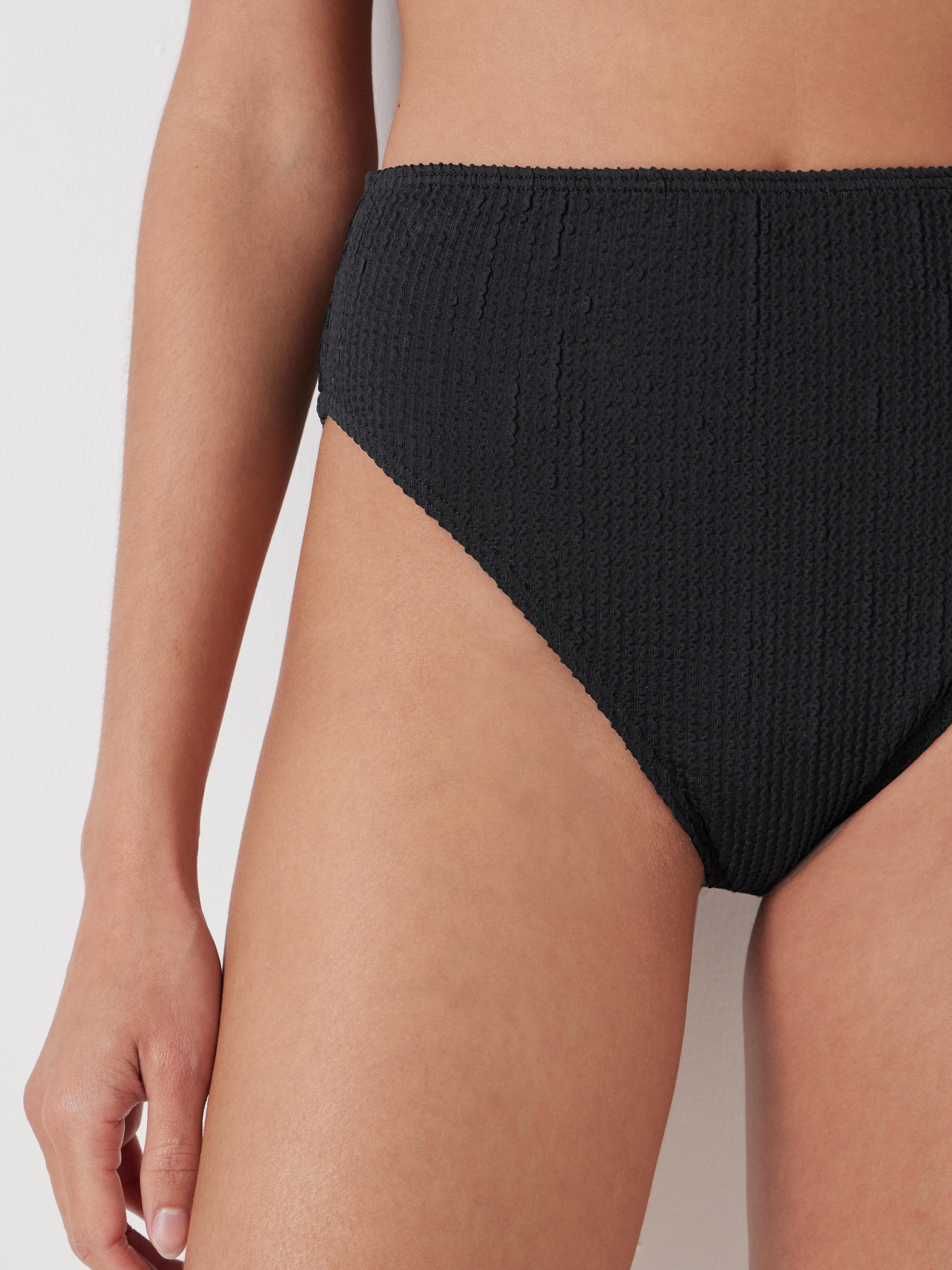 Harper High Waisted Crinkle Bikini Bottoms