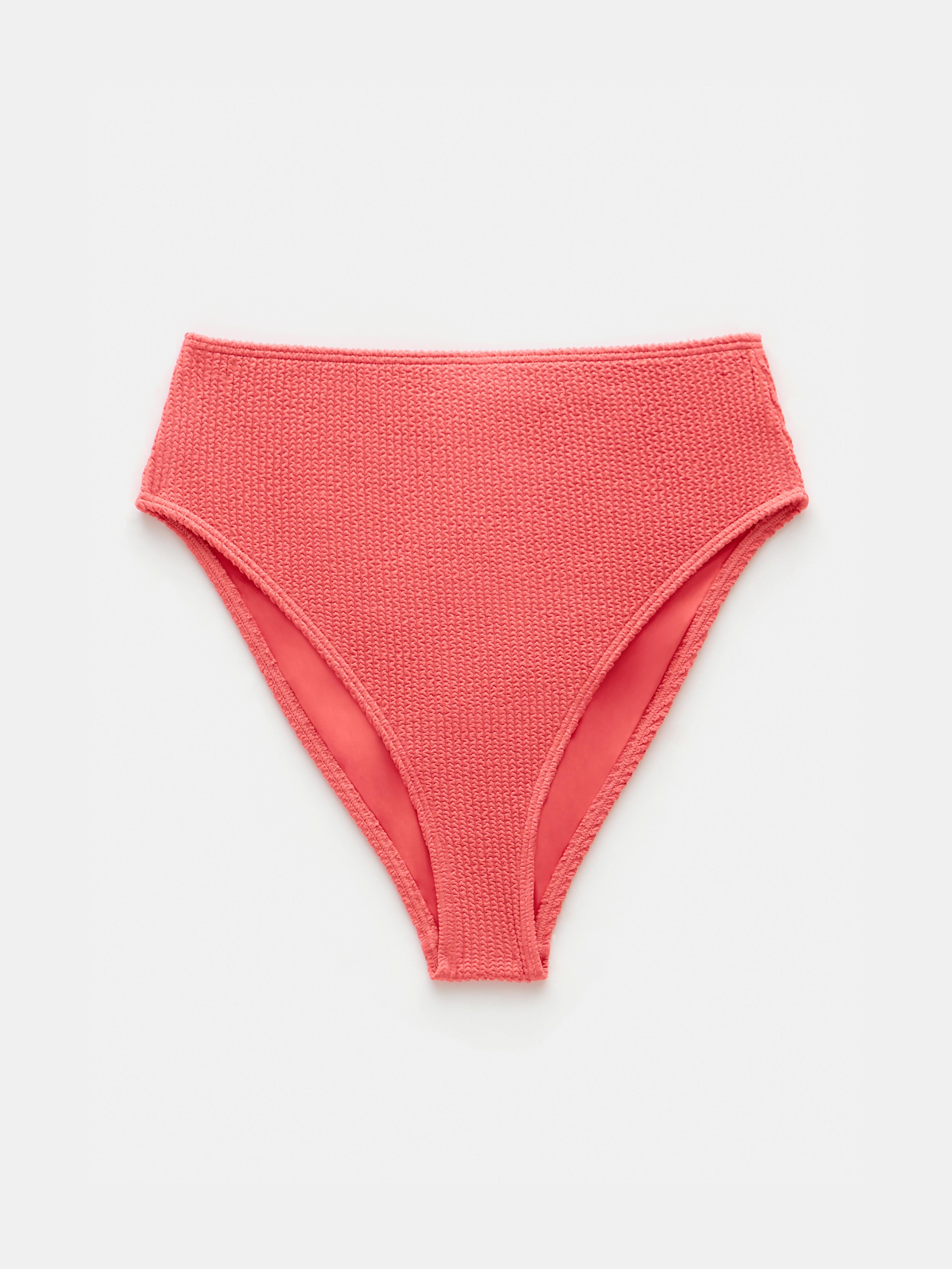Harper High Waisted Crinkle Bikini Bottoms