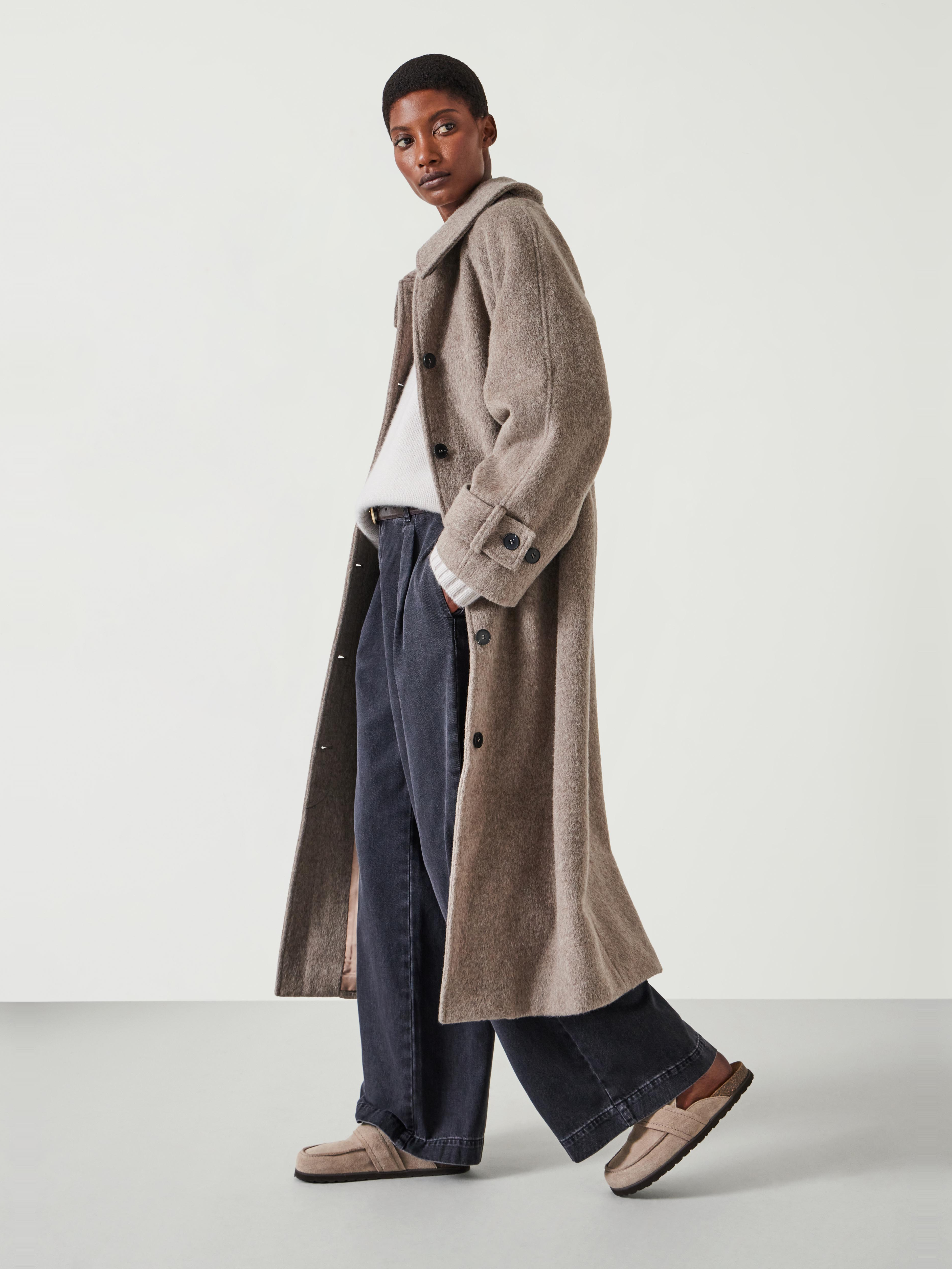 Munroe Pure Wool Oversized Cocoon Coat