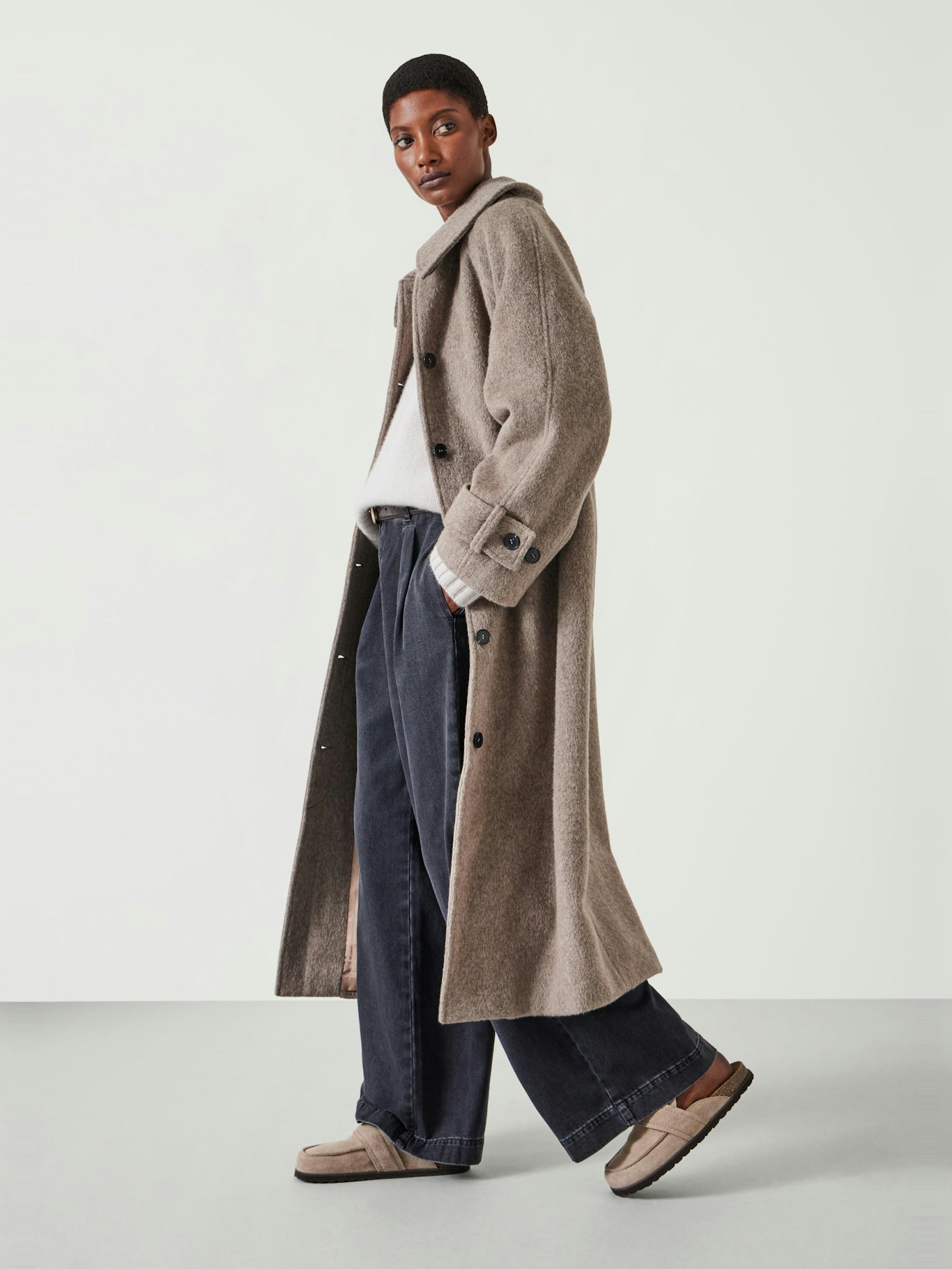 012326-0339-04 Munroe Pure Wool Oversized Cocoon Coat