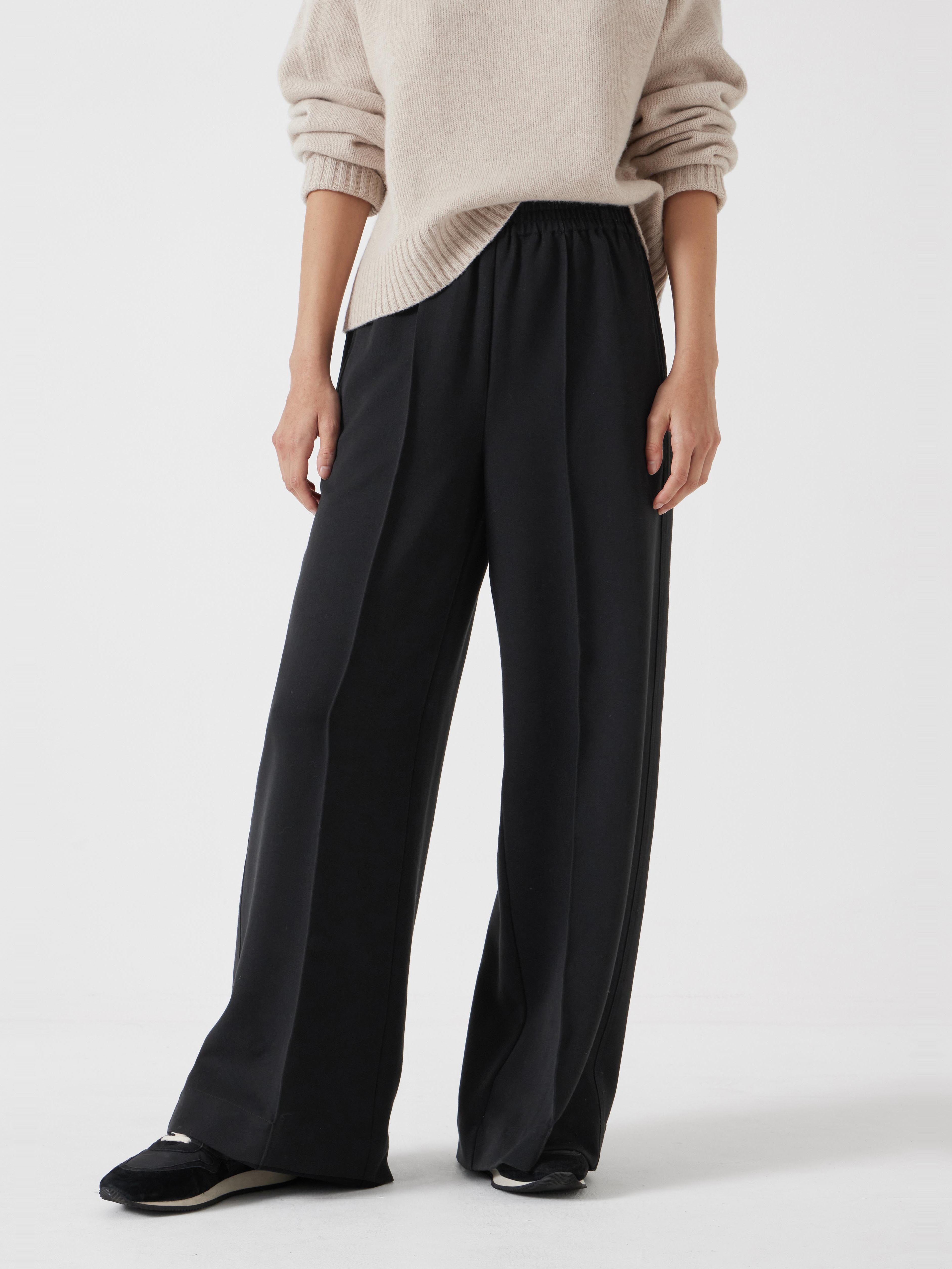 Petunia Pintuck Wide Leg Trousers