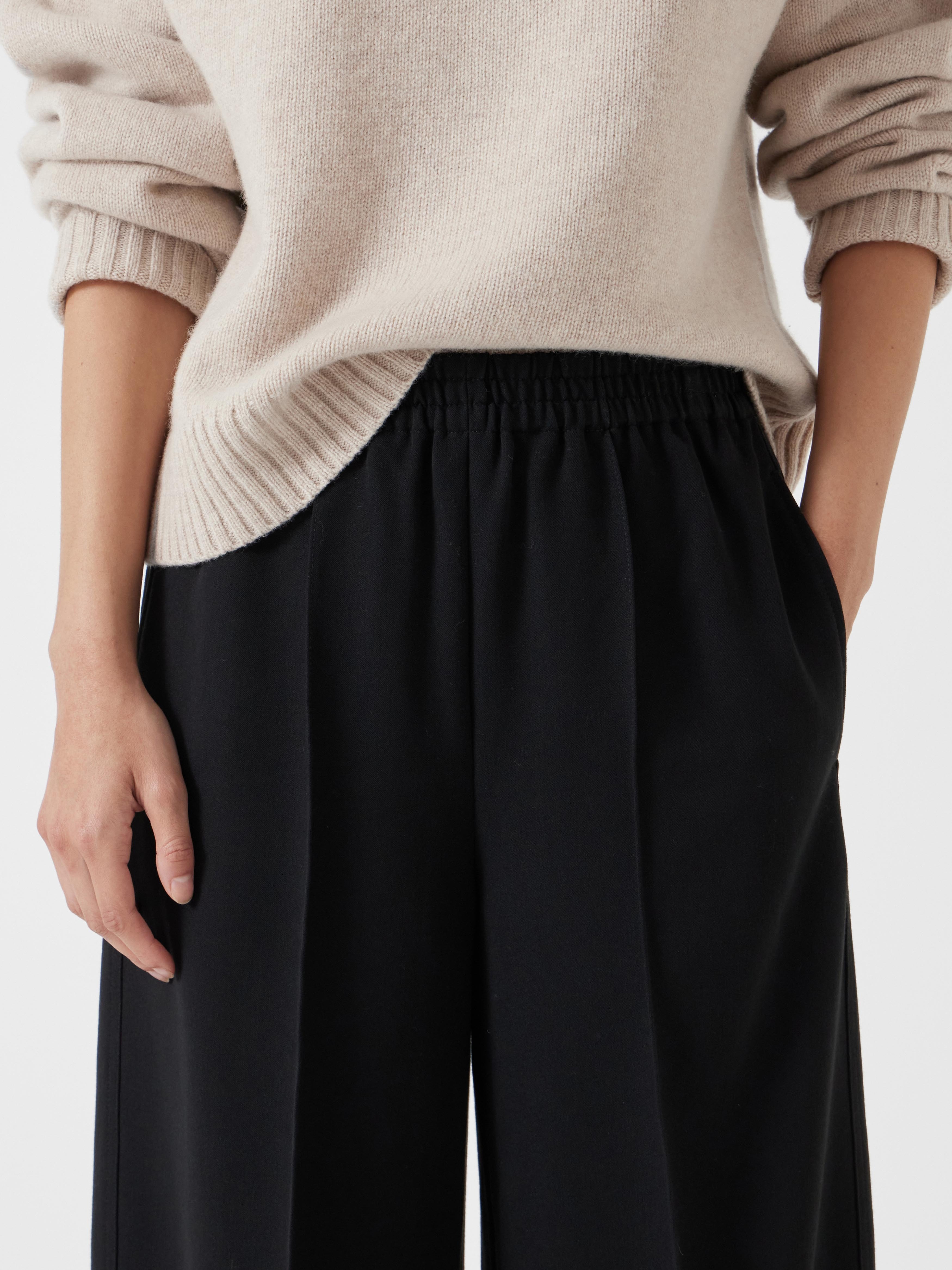 Petunia Pintuck Wide Leg Trousers