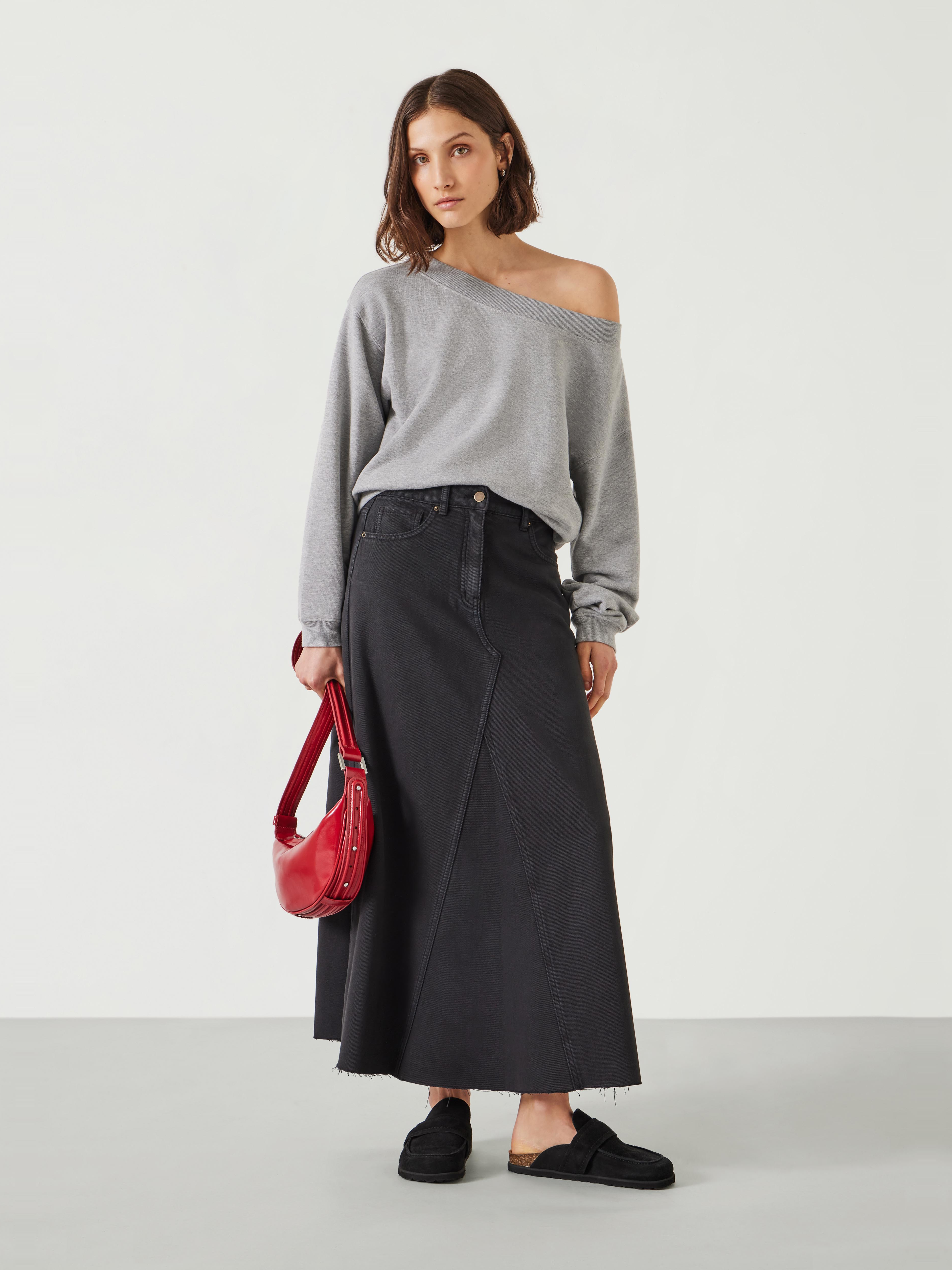 Eva Denim Maxi Skirt | Unexplored | hush