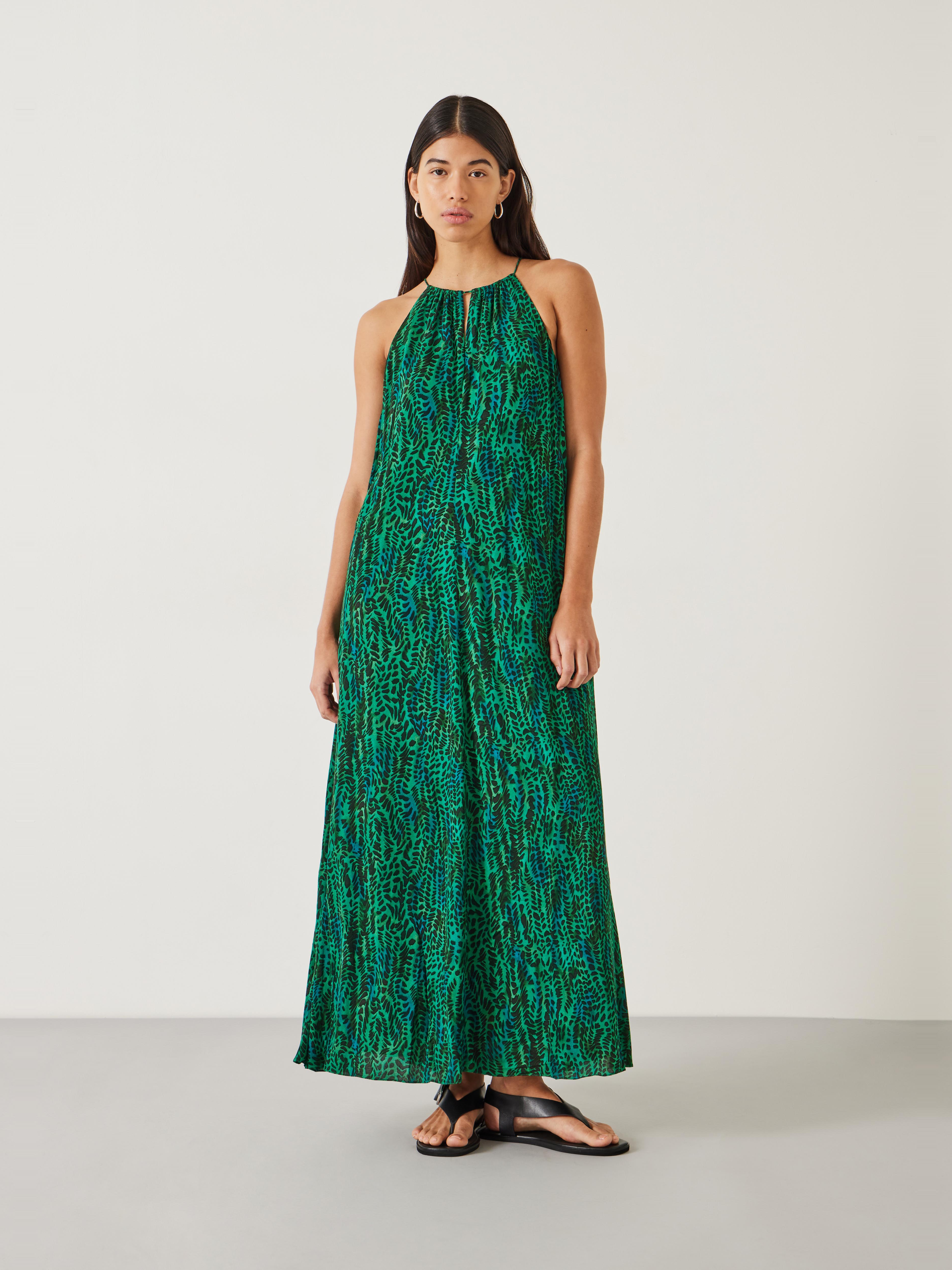 emerald green dress polyvore Cassie Tiered Midi Dress – Club21.com main image 0