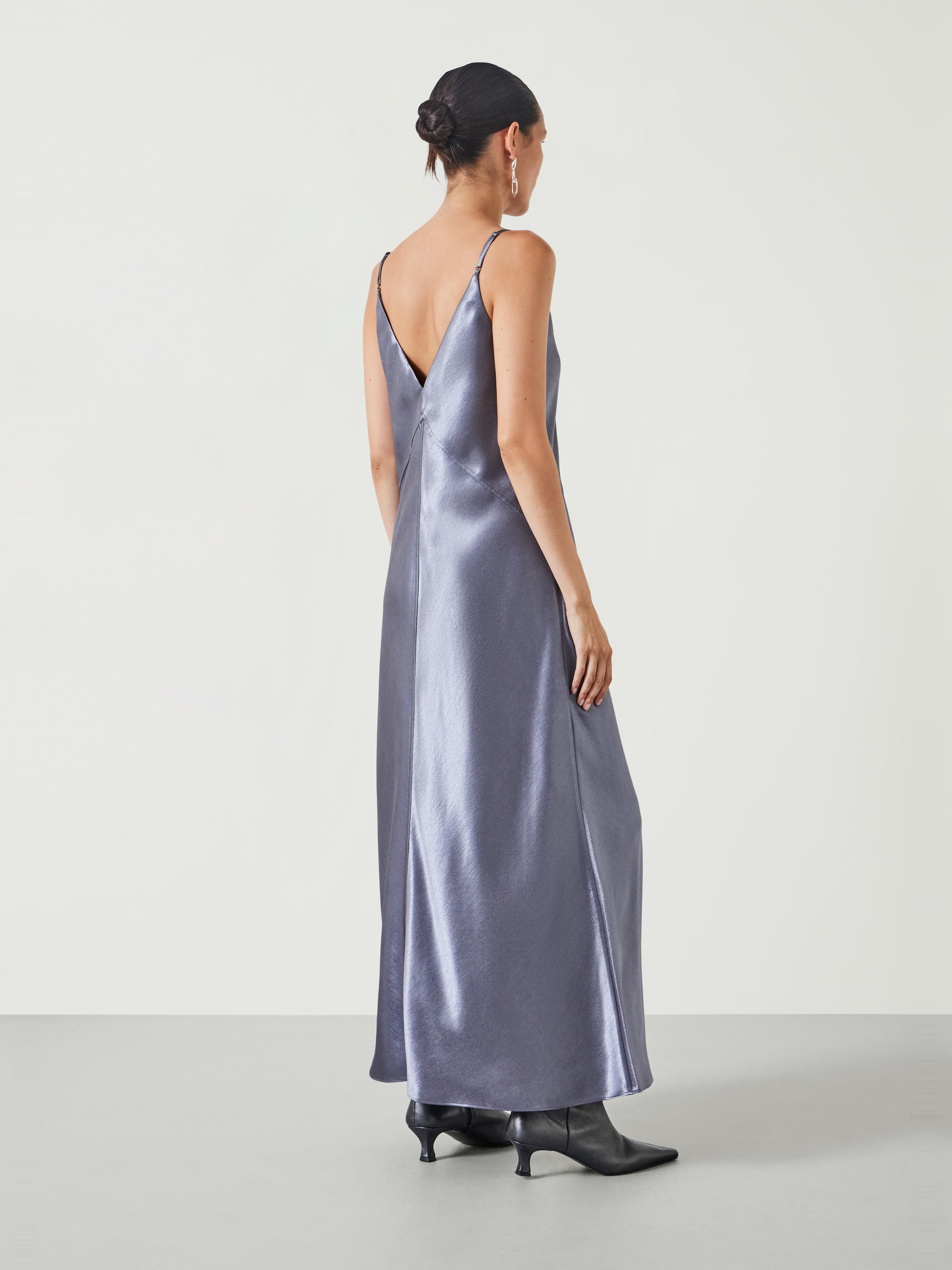 Aurora Satin Slip Maxi Dress
