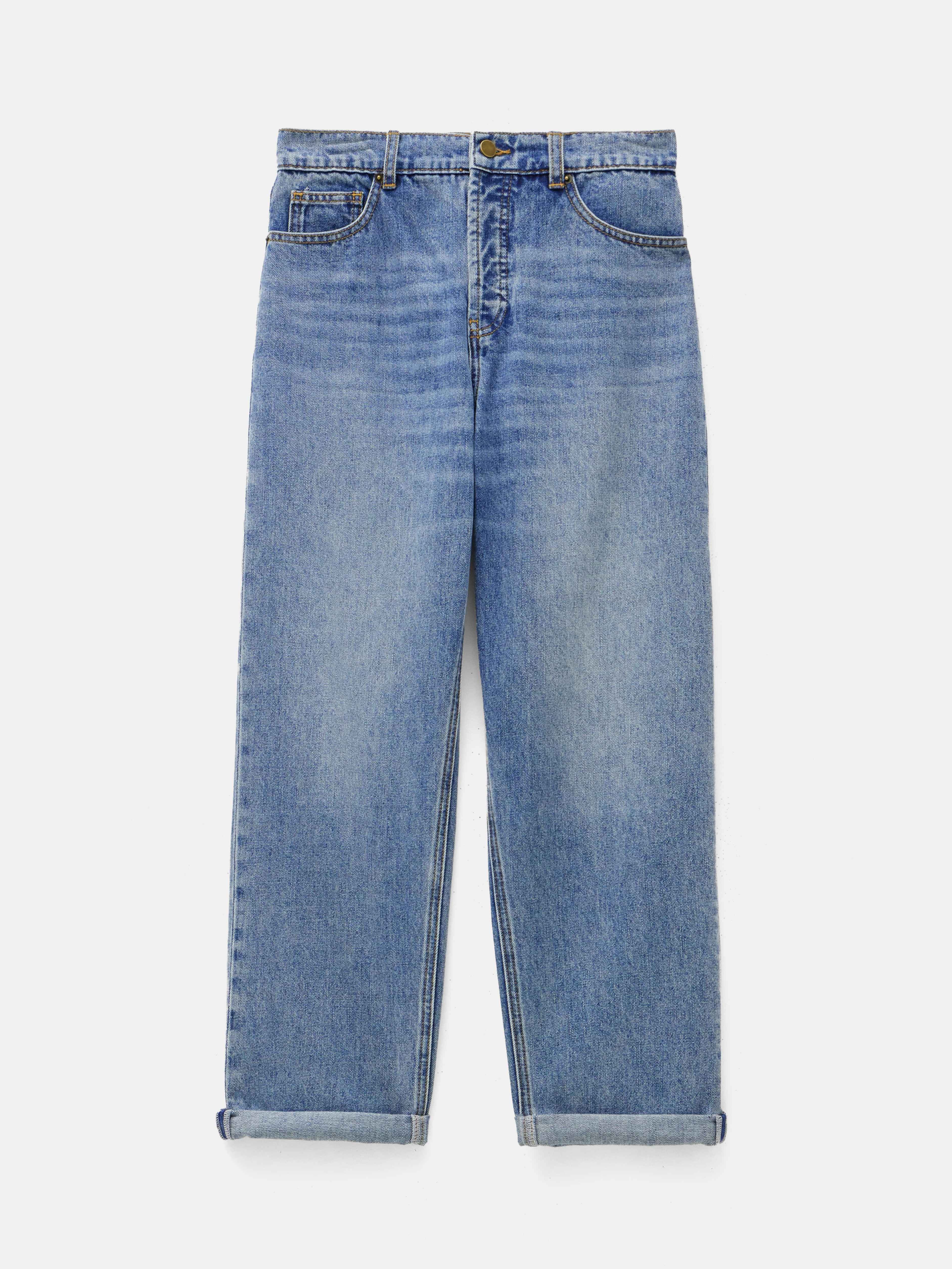 Button Fly Boyfriend Jean