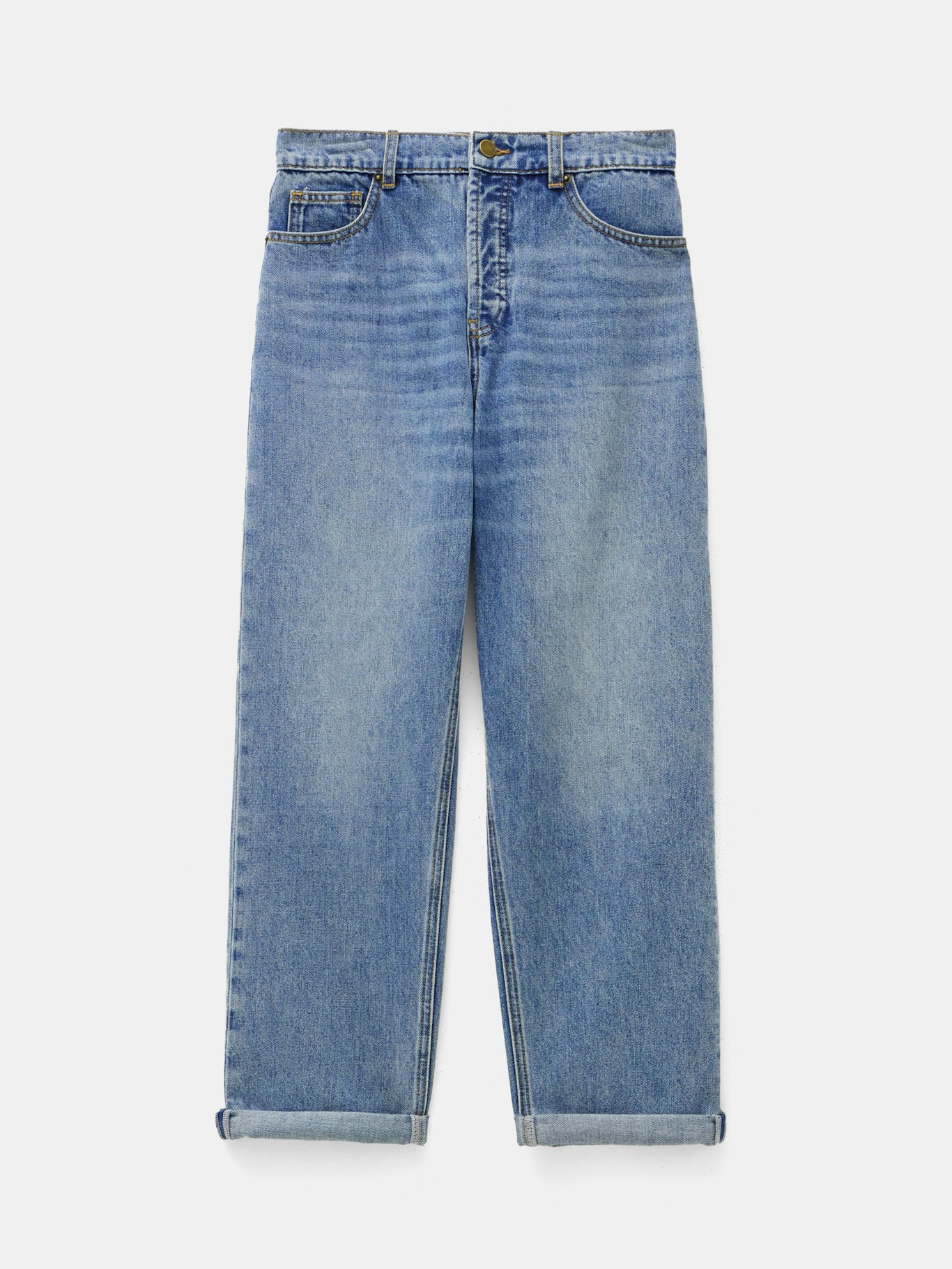 012429-3014-07 Button Fly Boyfriend Jeans
