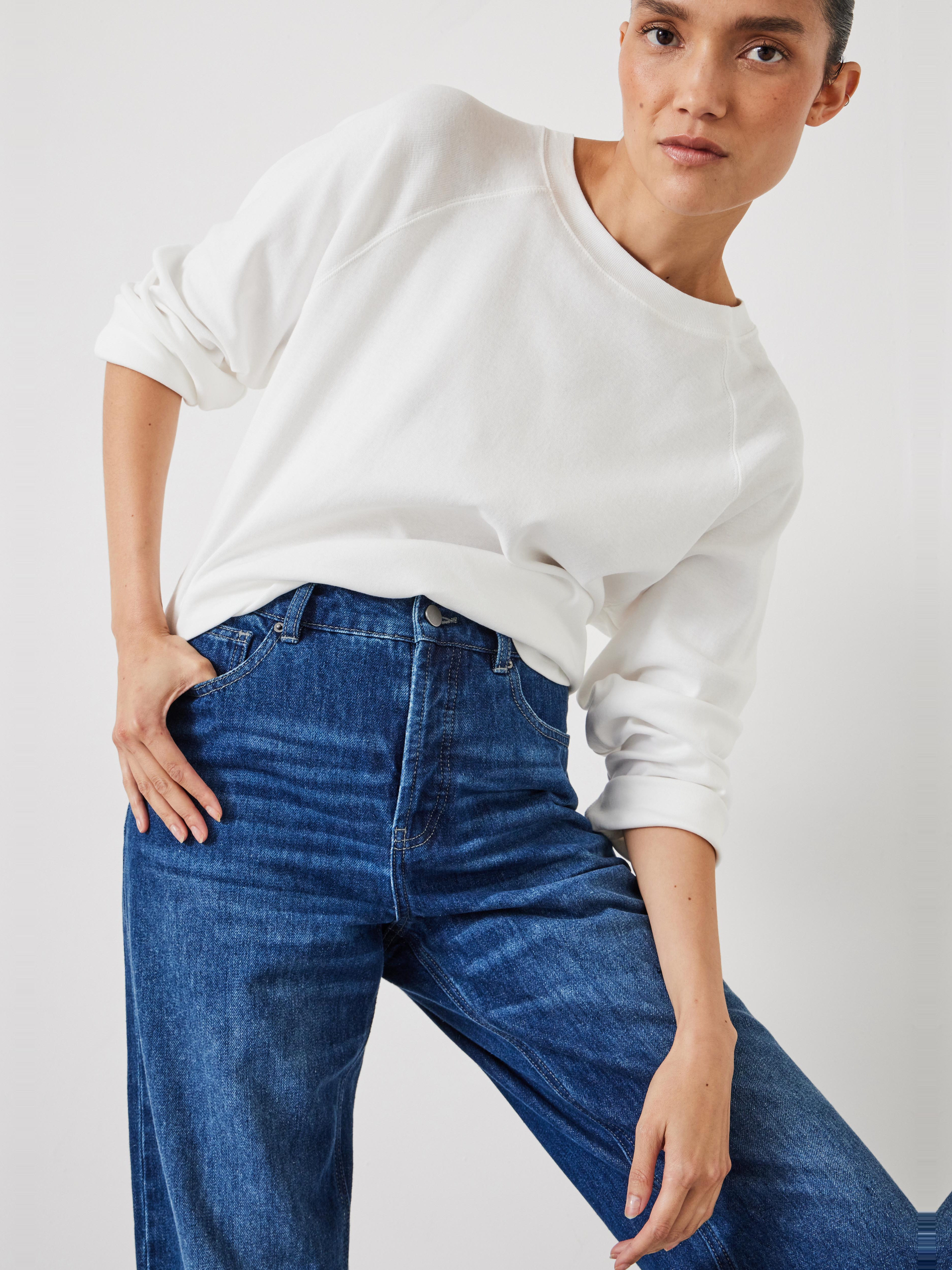 Button Fly Boyfriend Jean