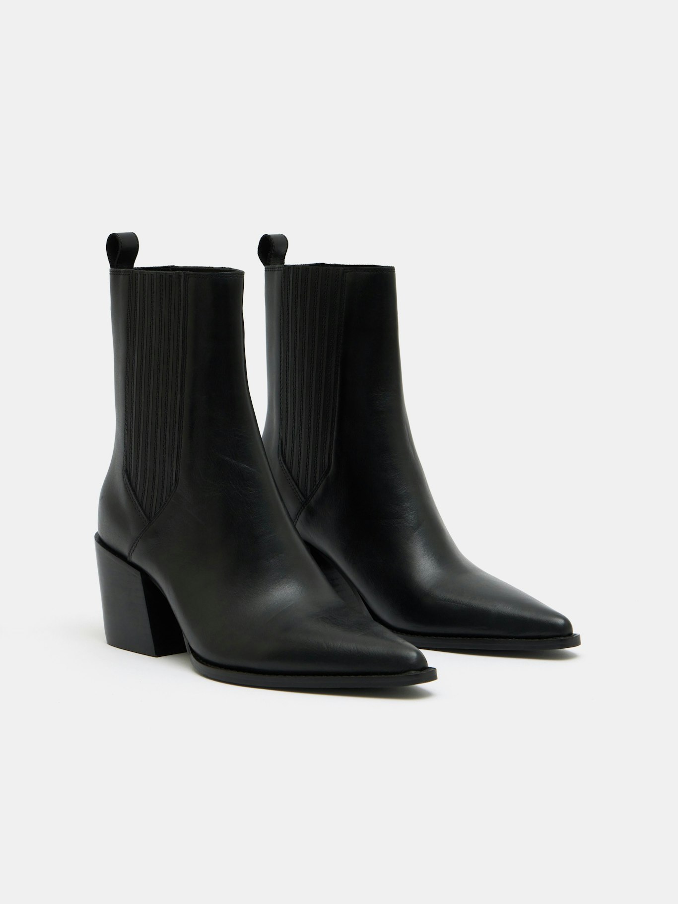 011938-0456-03 Western Leather Chelsea Boots