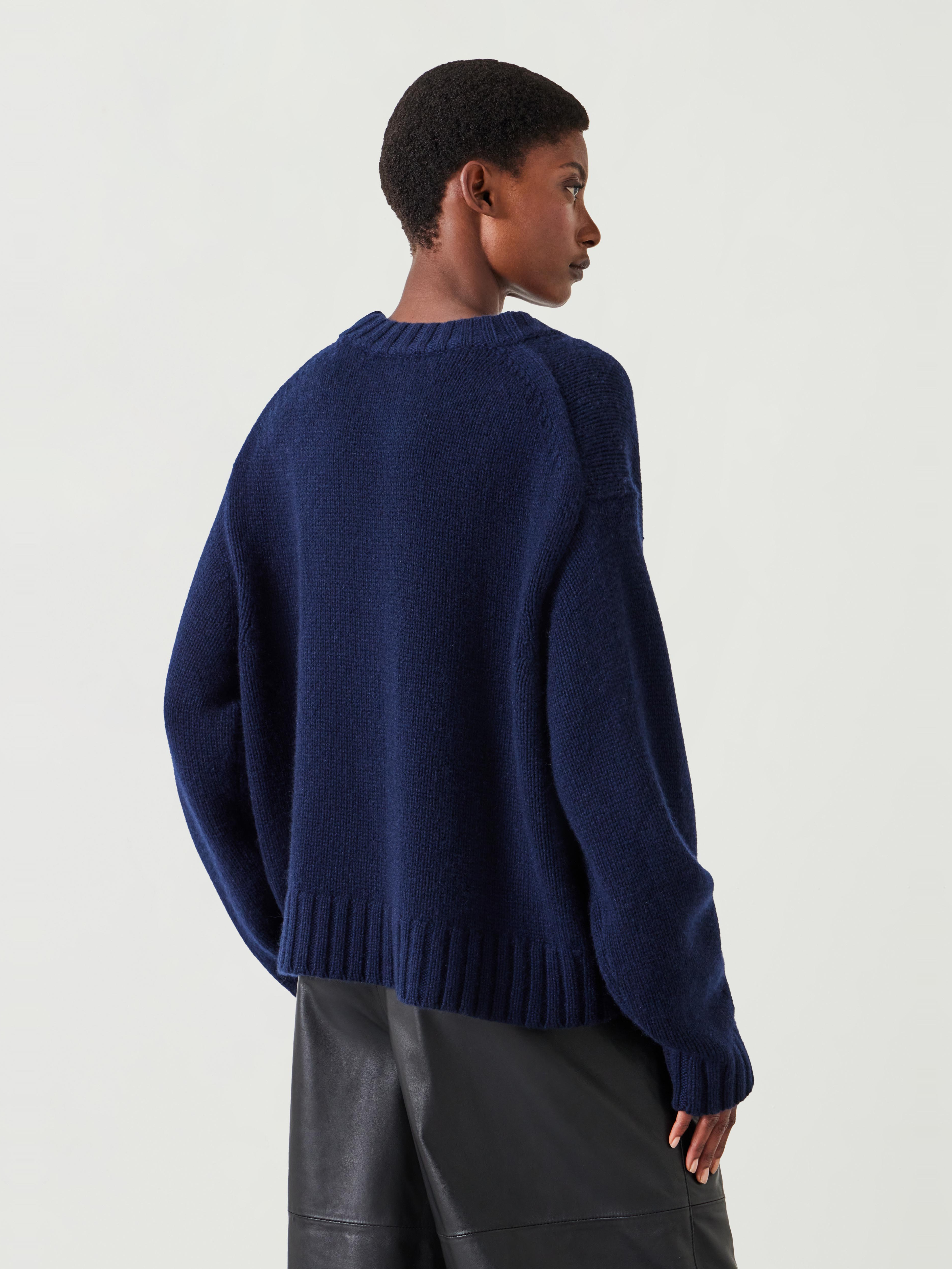 Cora Chunky Cashmere Crew Jumper