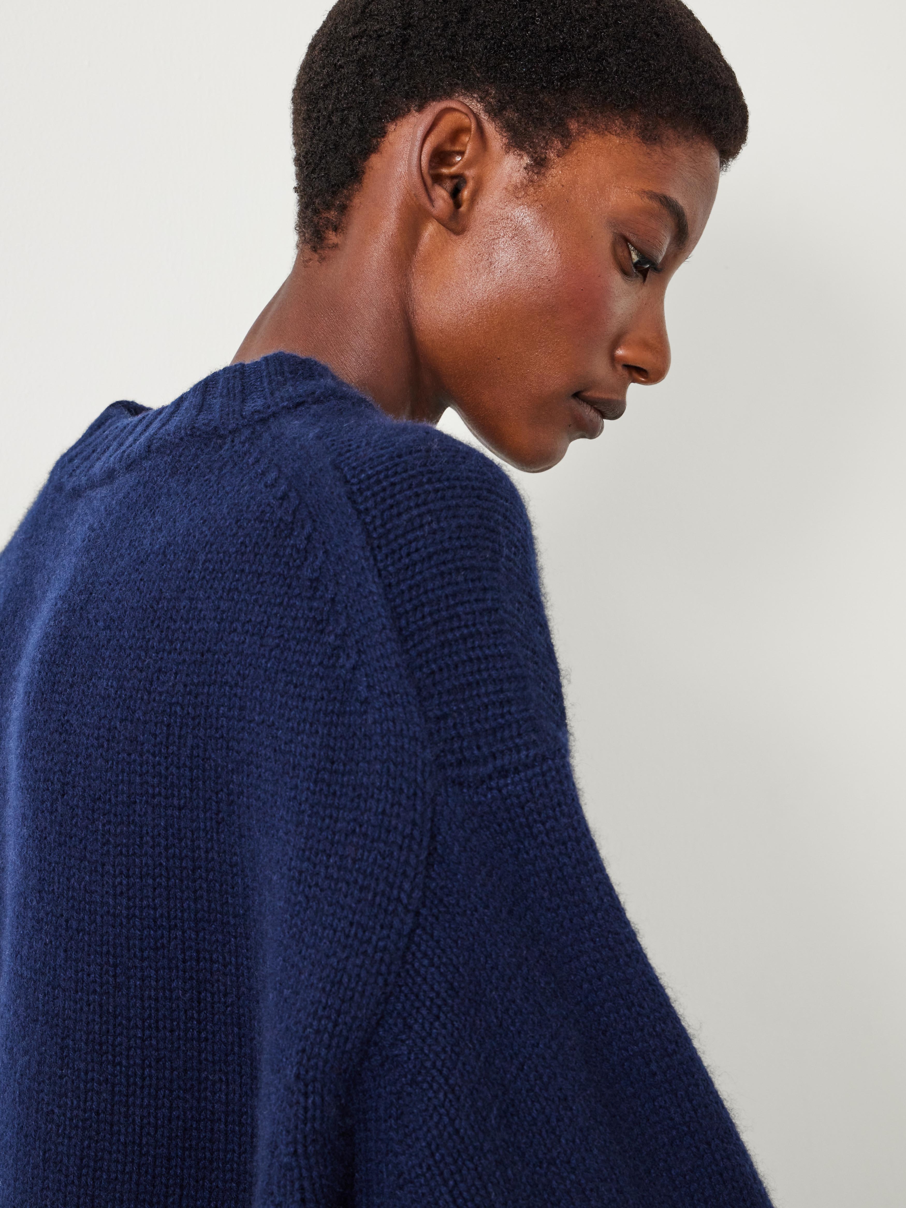 Cora Chunky Cashmere Crew Jumper