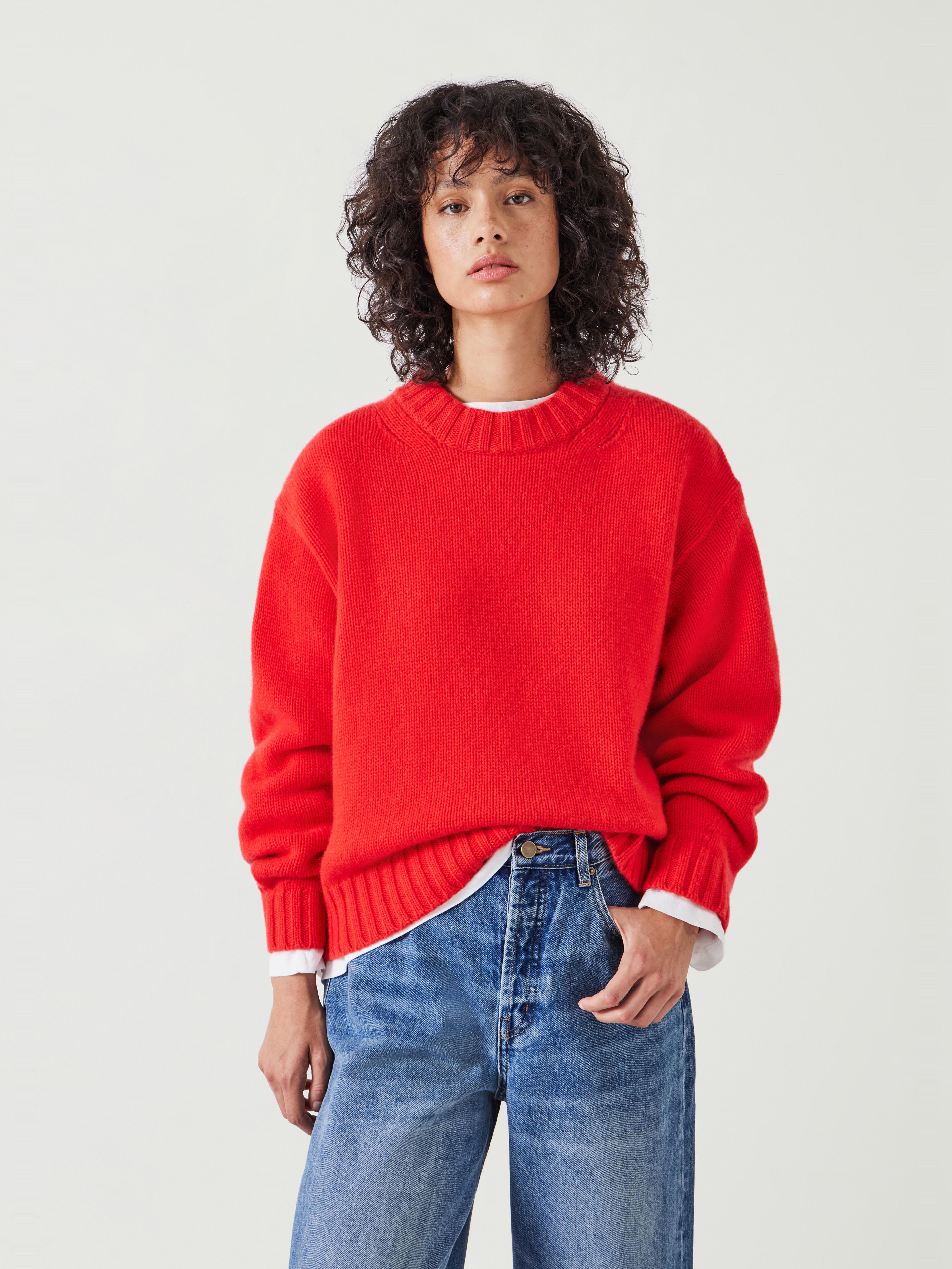 Cora Chunky Cashmere Crew Jumper