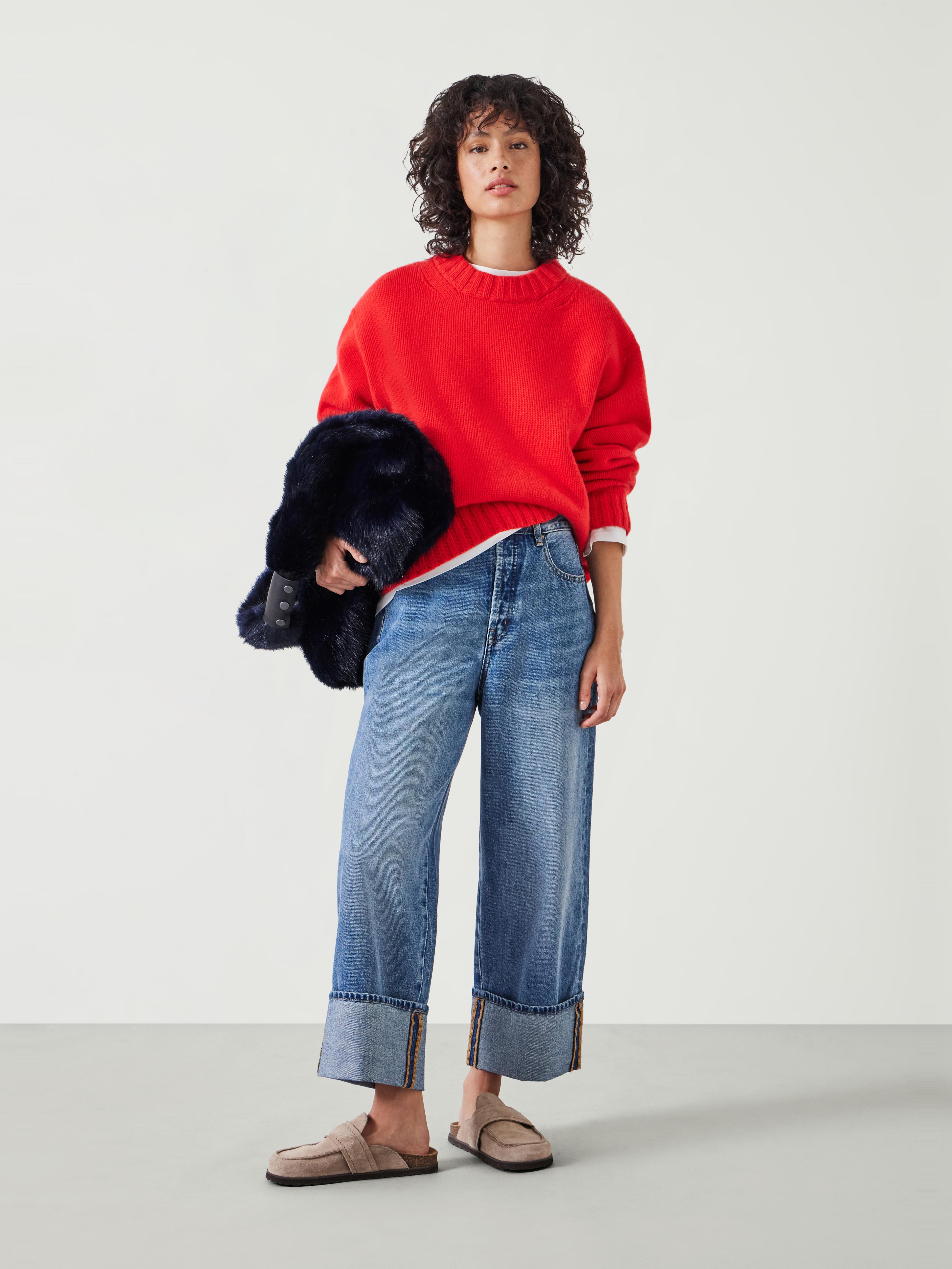 Cora Chunky Cashmere Crew Jumper